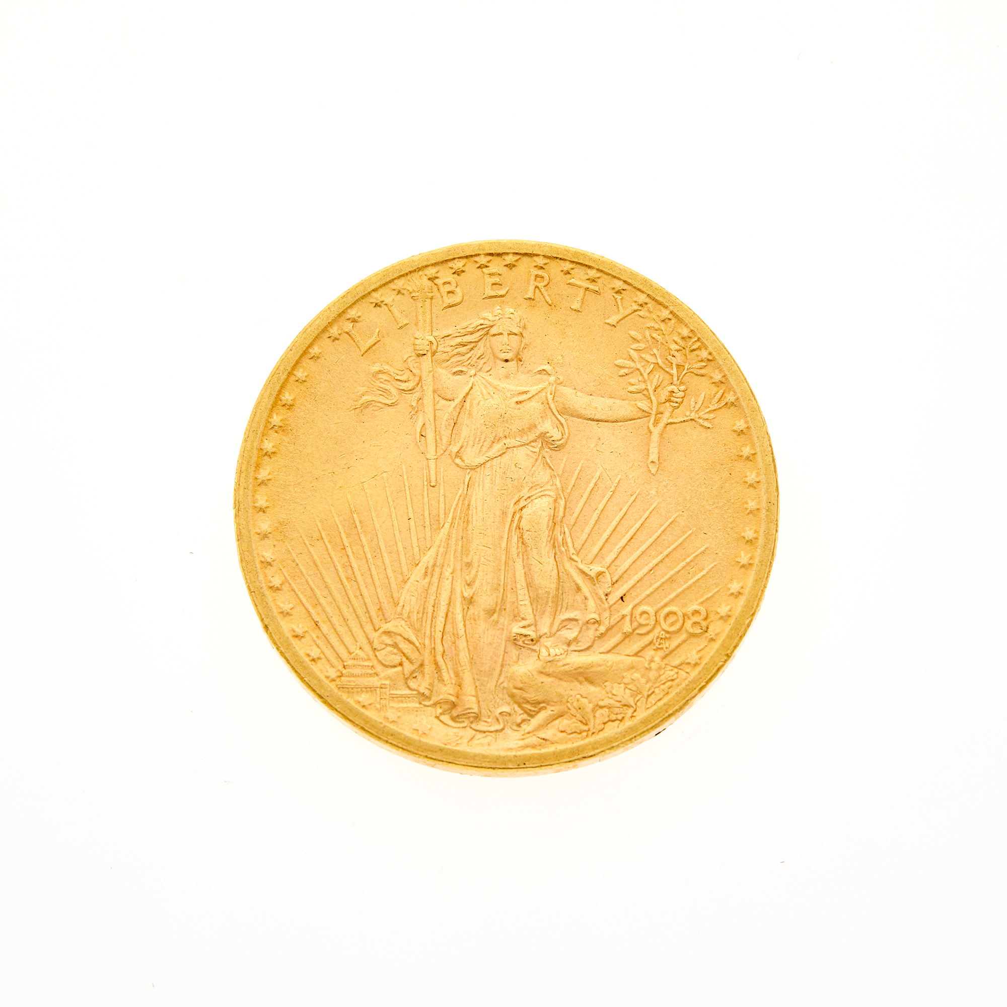 Lot image - United States 1908 $20 St. Gaudens