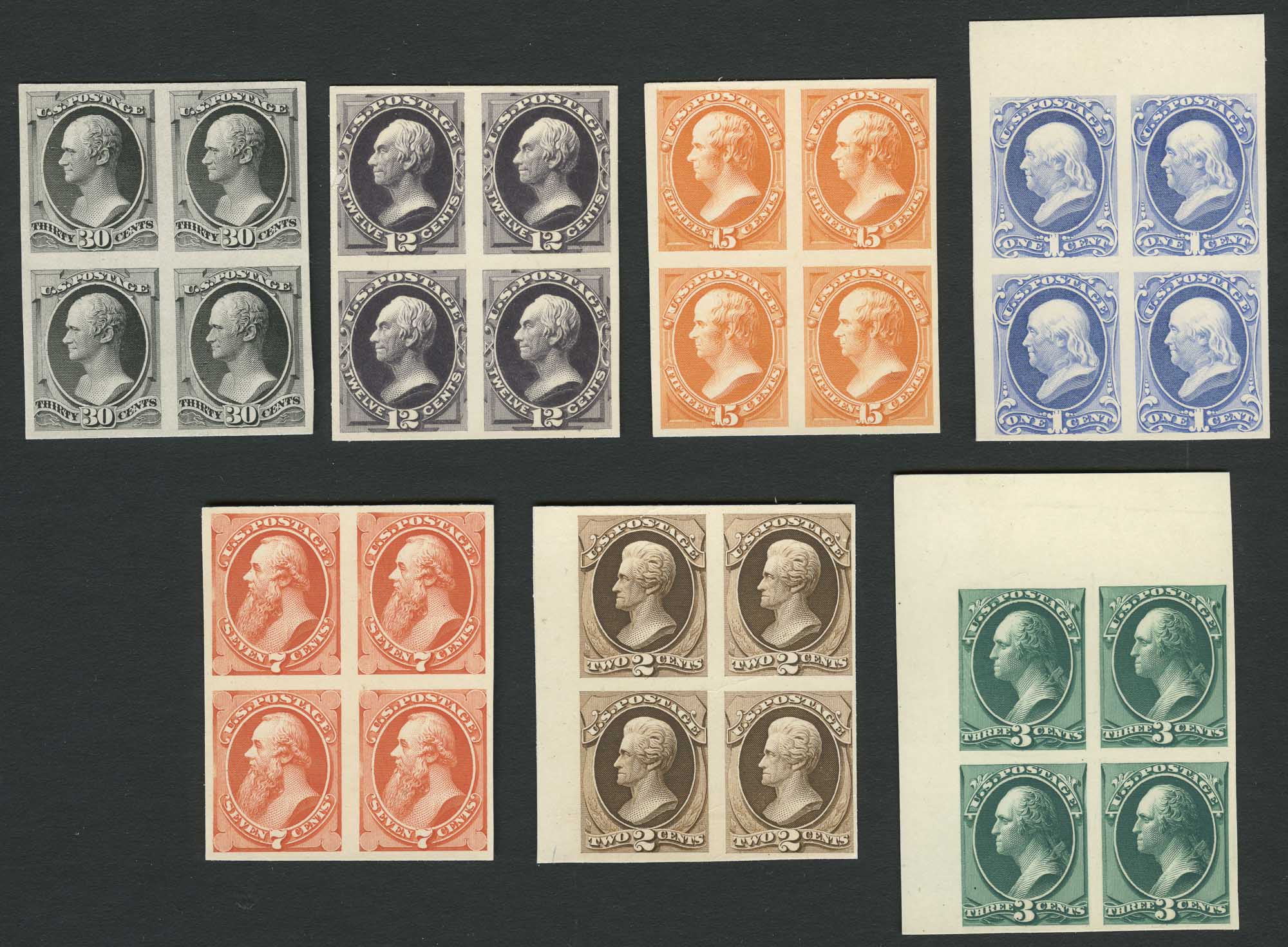 Lot image - United States Bank Note Issue Proofs