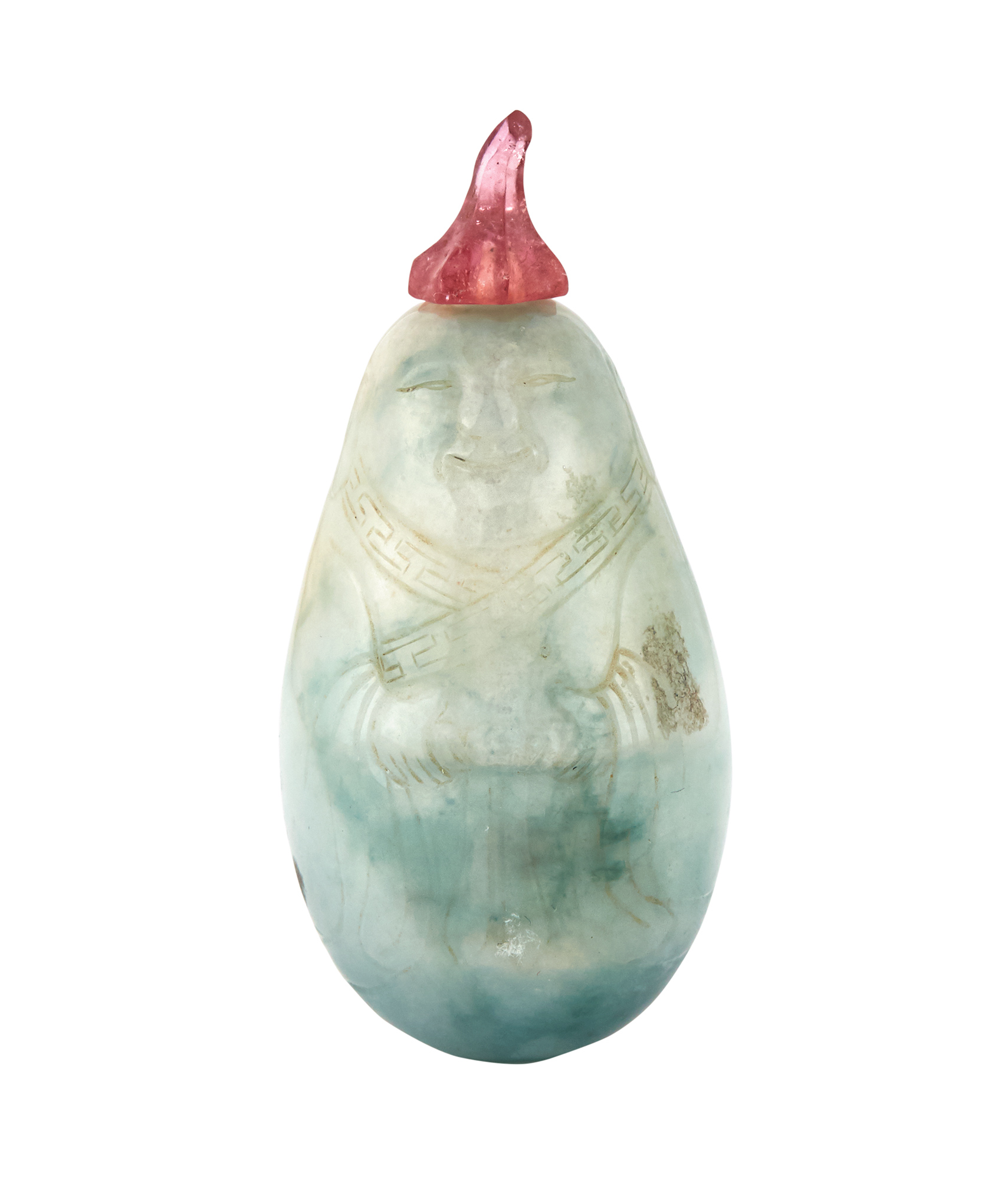 Lot image - Chinese Jadeite Snuff Bottle
