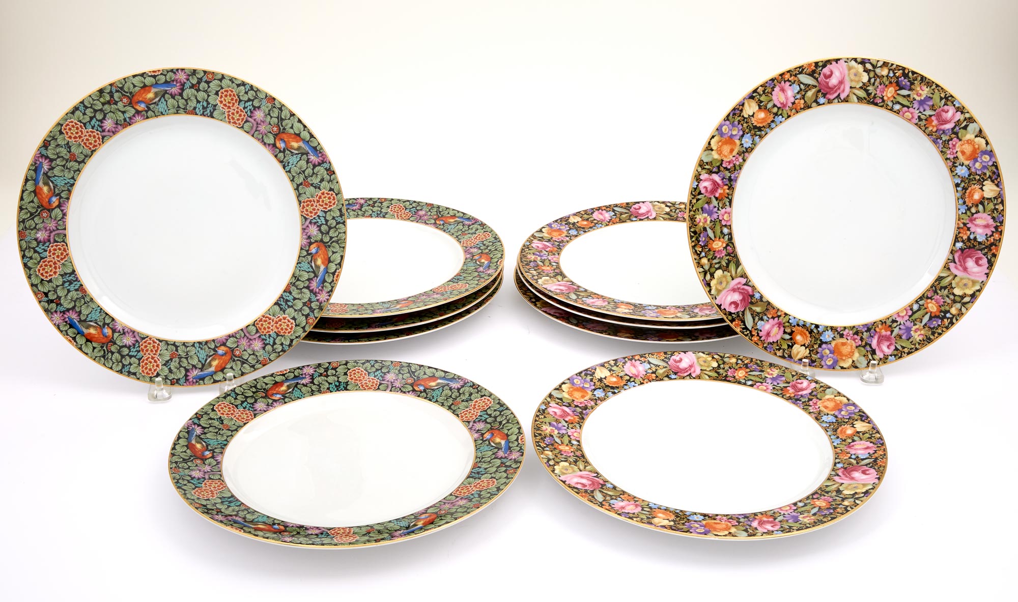 Lot image - Set of Ten Rosenthal Porcelain Dinner Plates