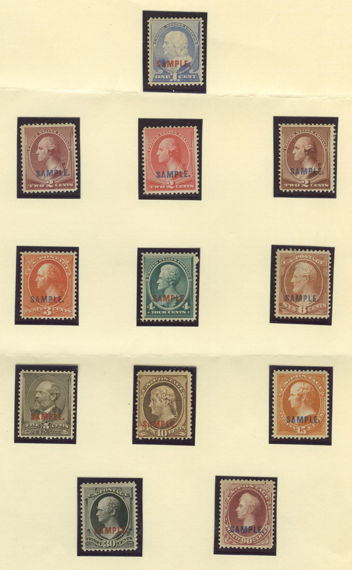 Lot image - United States Proof Stamp Group