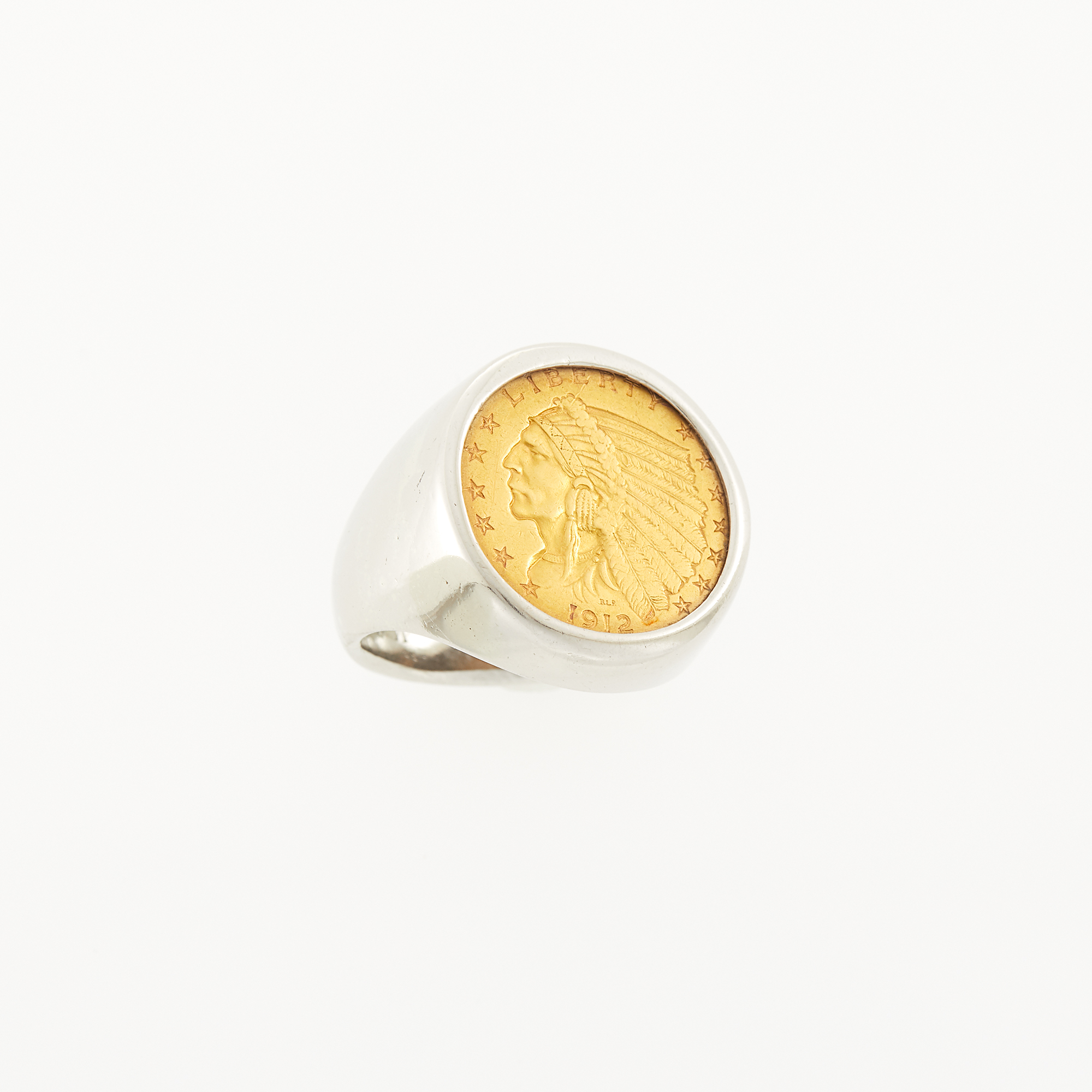 Lot image - United States 1912 $2.5 Coin in Ring