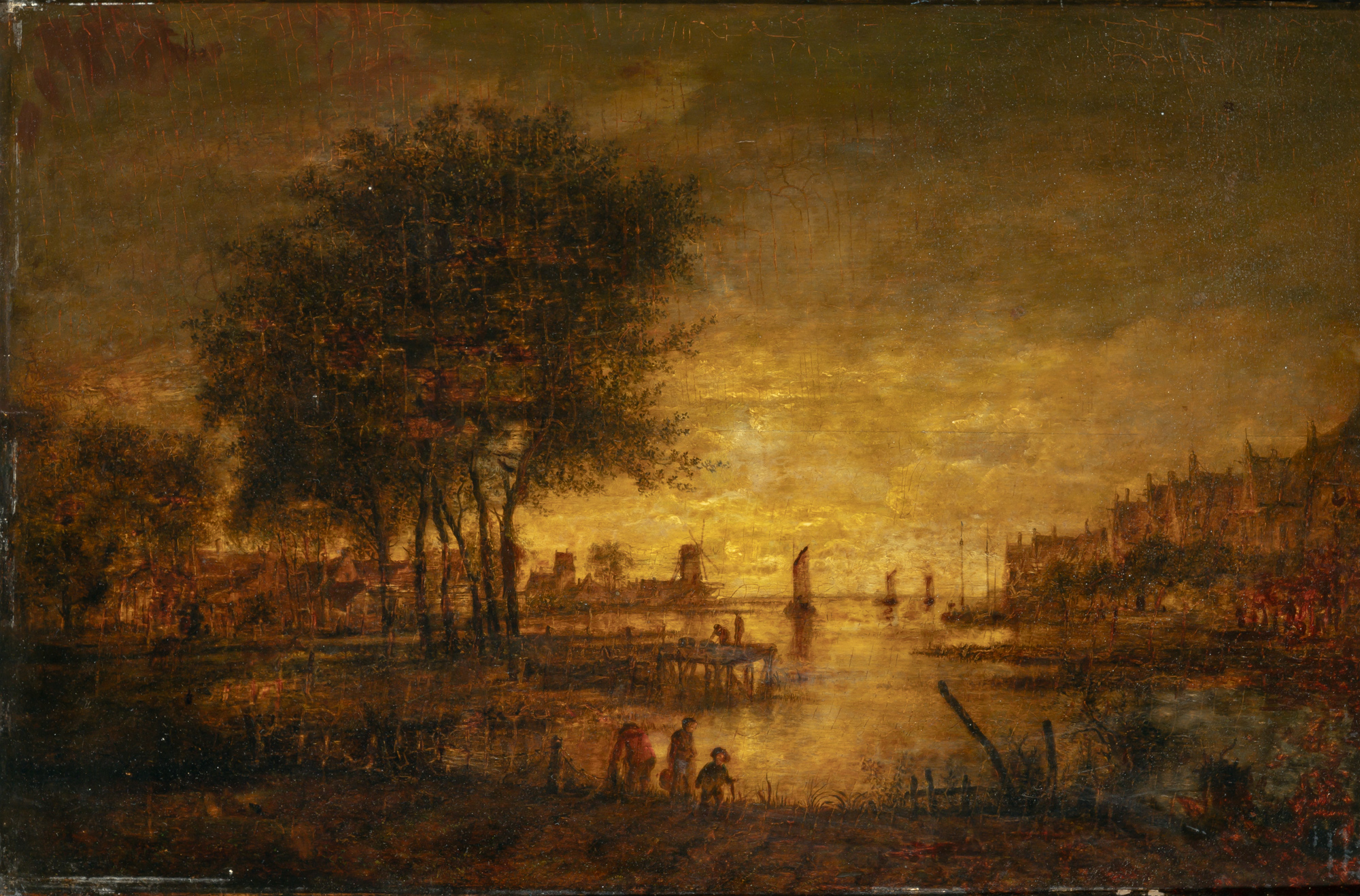 Lot image - Follower of Aert van der Neer