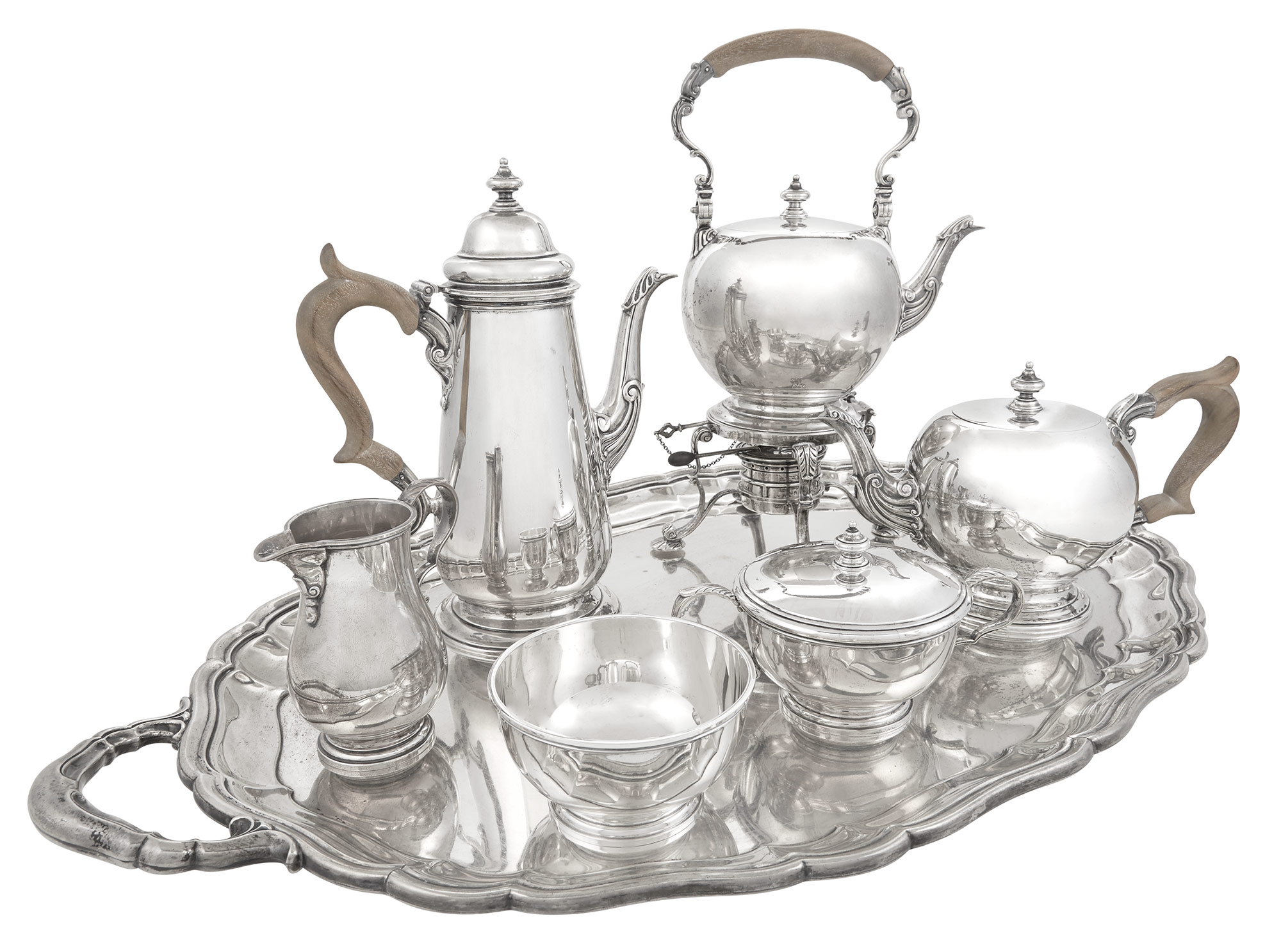 Lot image - Gorham Sterling Silver Tea and Coffee Service