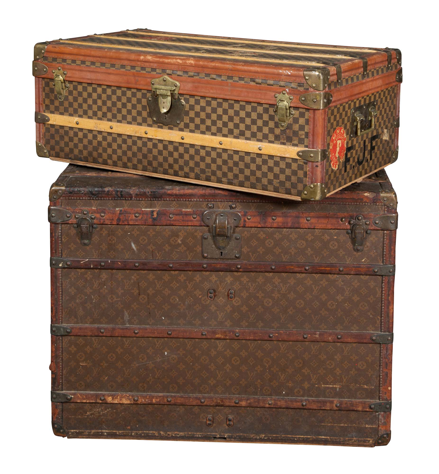 Lot image - Louis Vuitton Steamer Trunk
