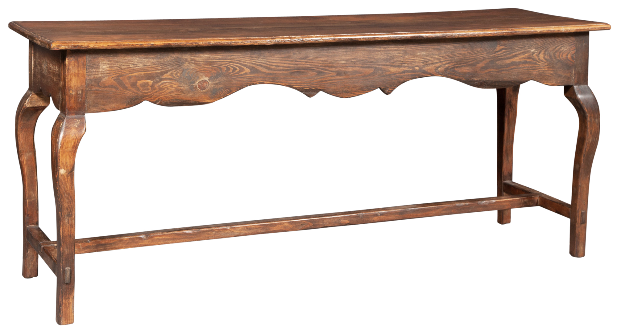 Lot image - Provincial Style Pine Serving Table