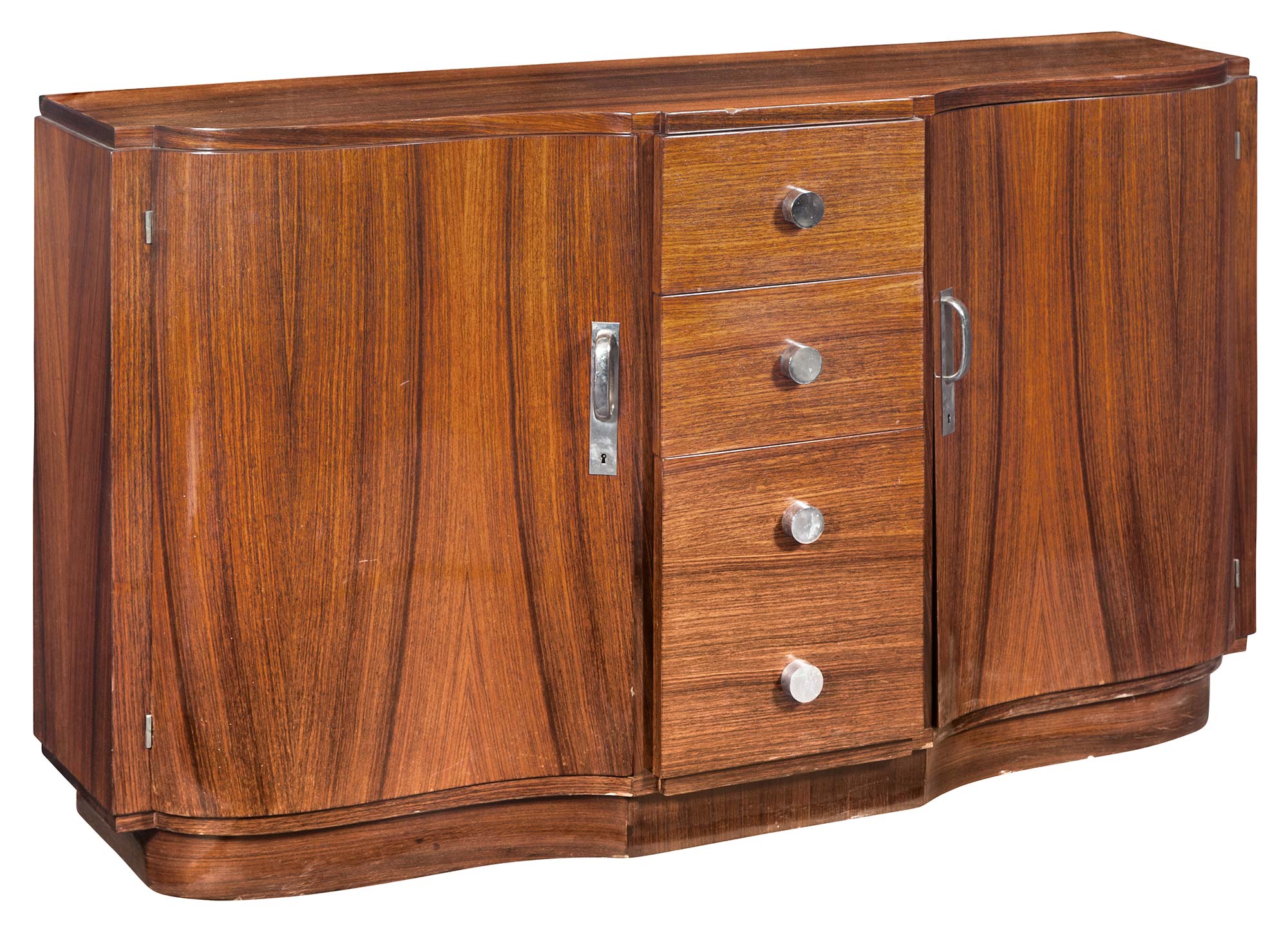 Lot image - Art Deco Rosewood Cabinet