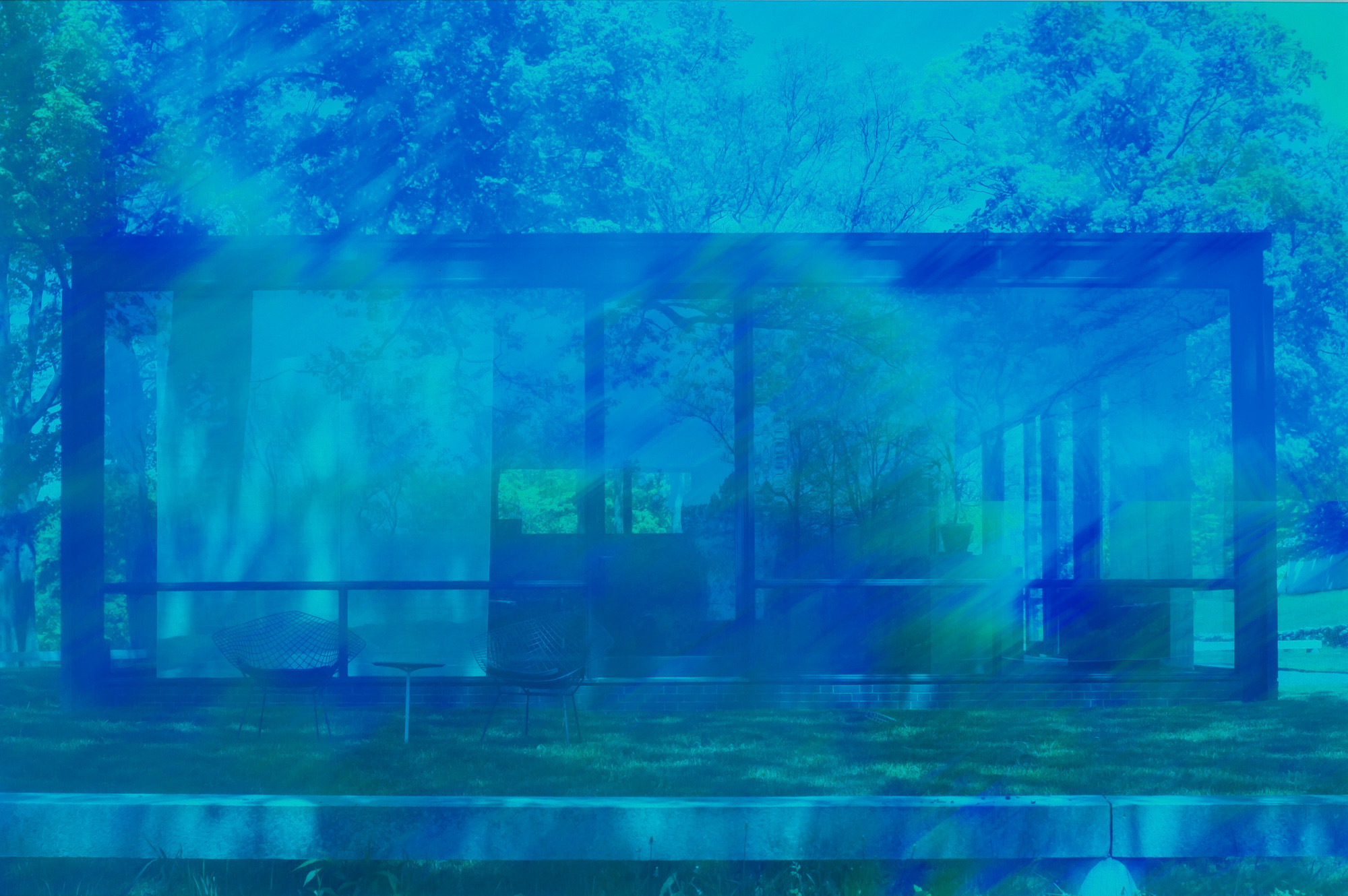 Lot image - WELLING, JAMES (b. 1951)  Glass House 5905,