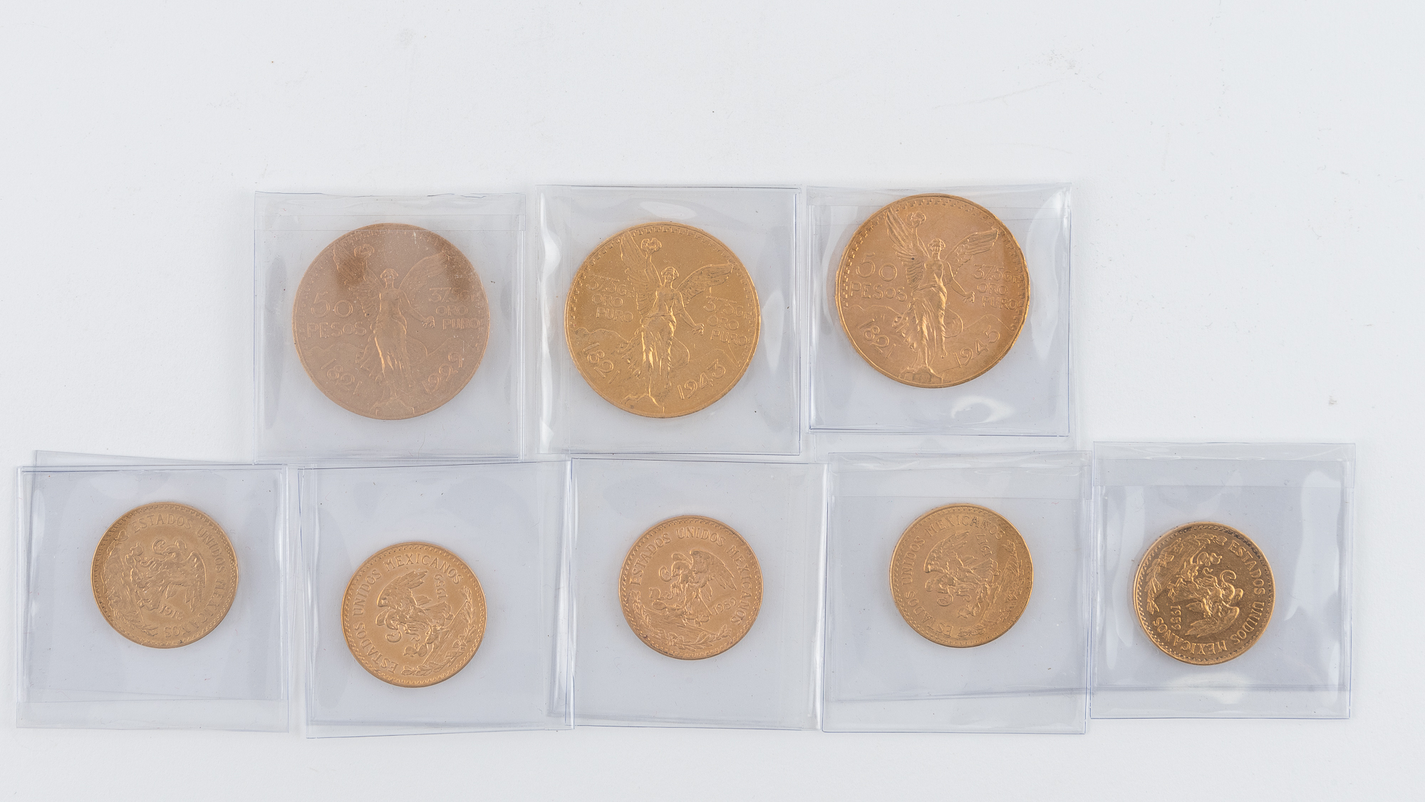 Lot image - Mexico Eight Gold Coins