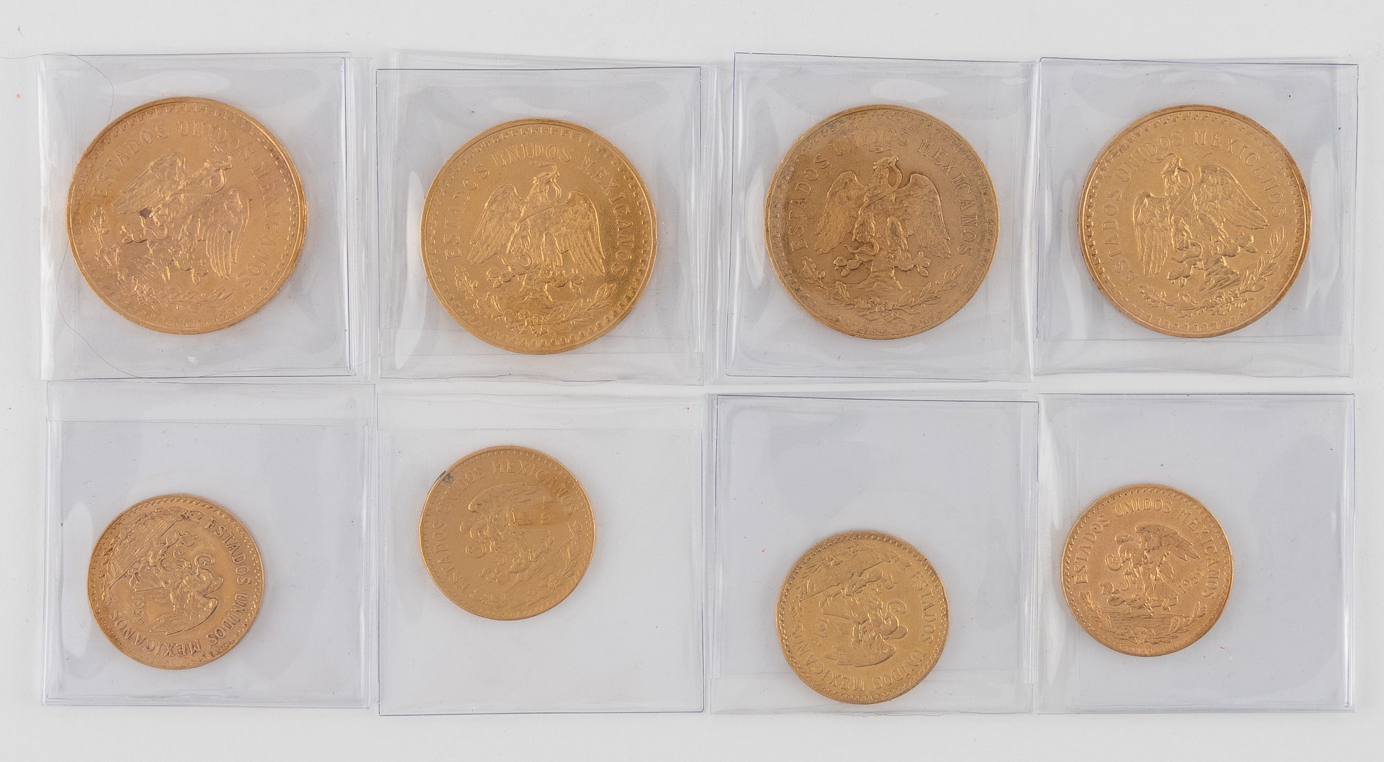 Lot image - Mexico Nine Gold Coins
