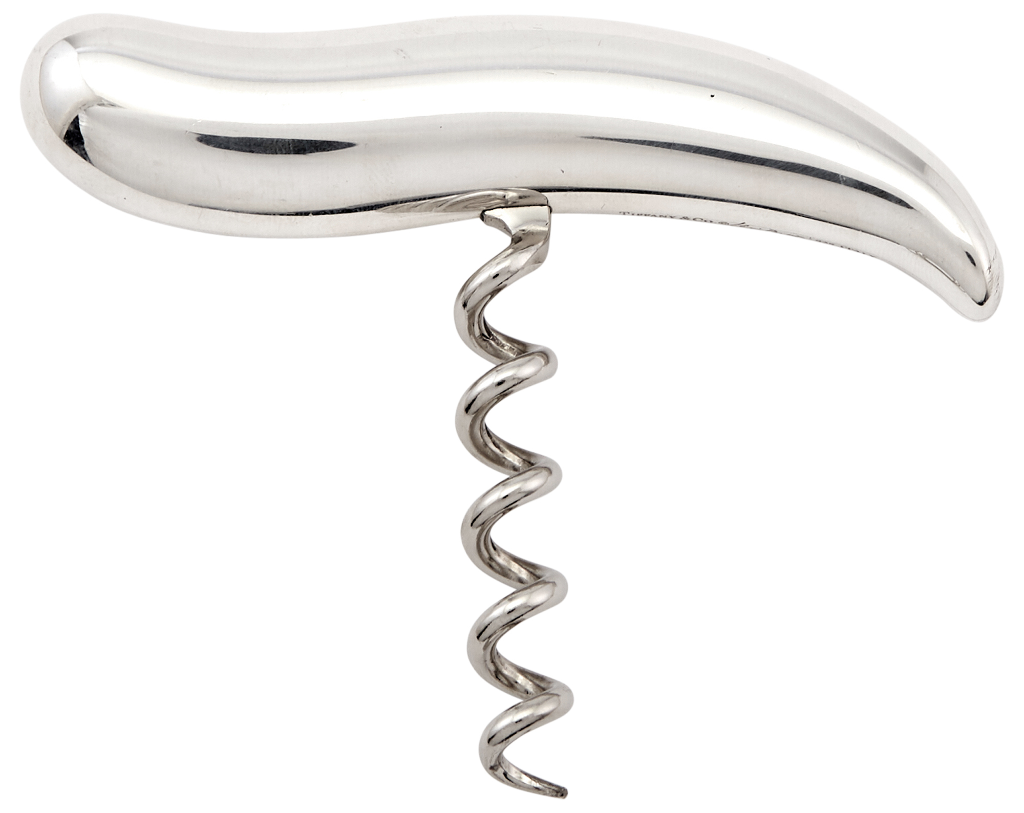 Lot image - Elsa Peretti for Tiffany & Co. Sterling Silver Corkscrew