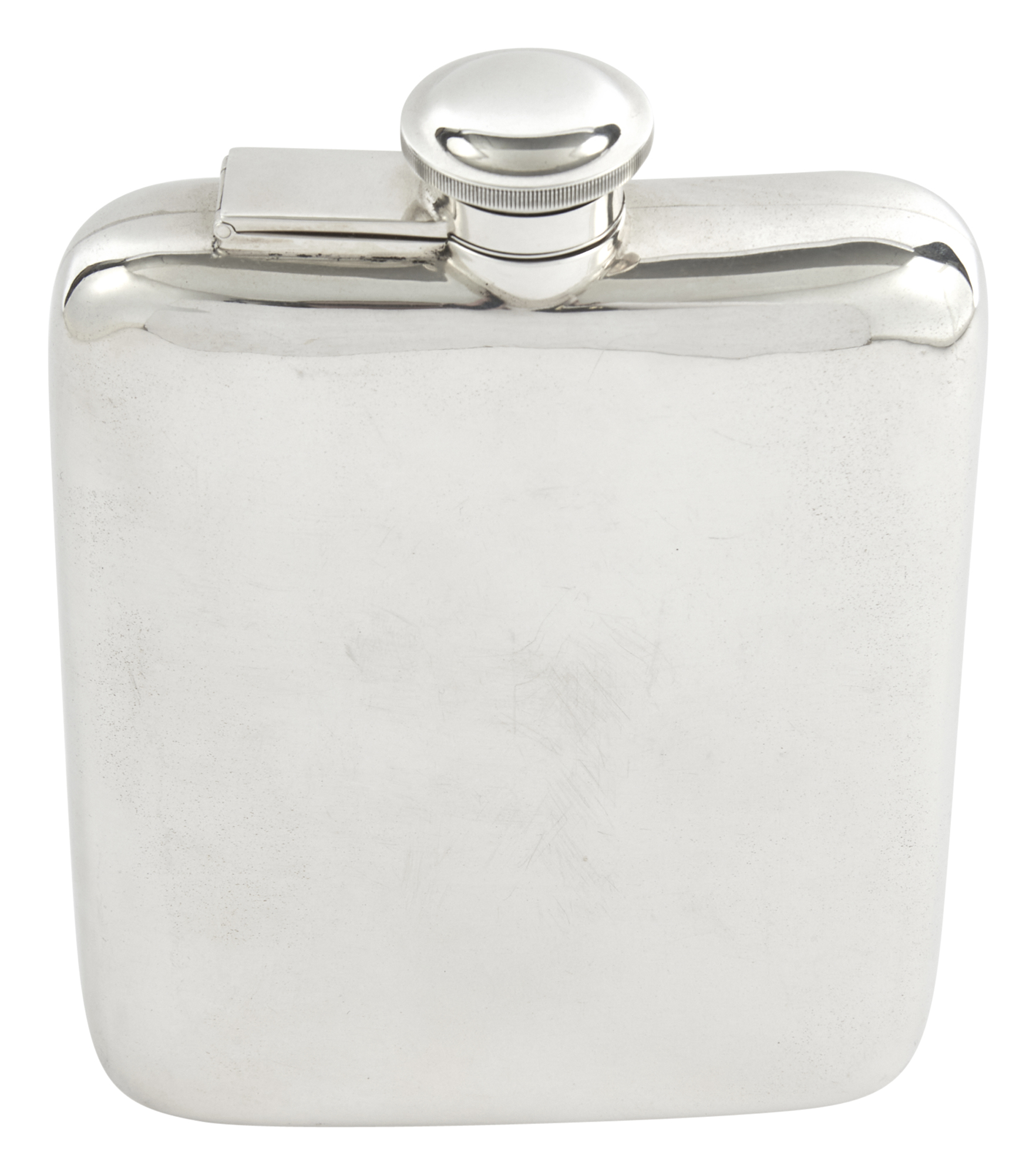 Lot image - American Sterling Silver Flask