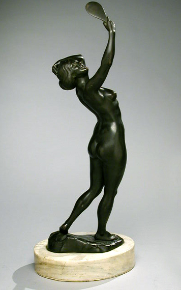 Lot image - Bronze Sculpture of a Female Nude