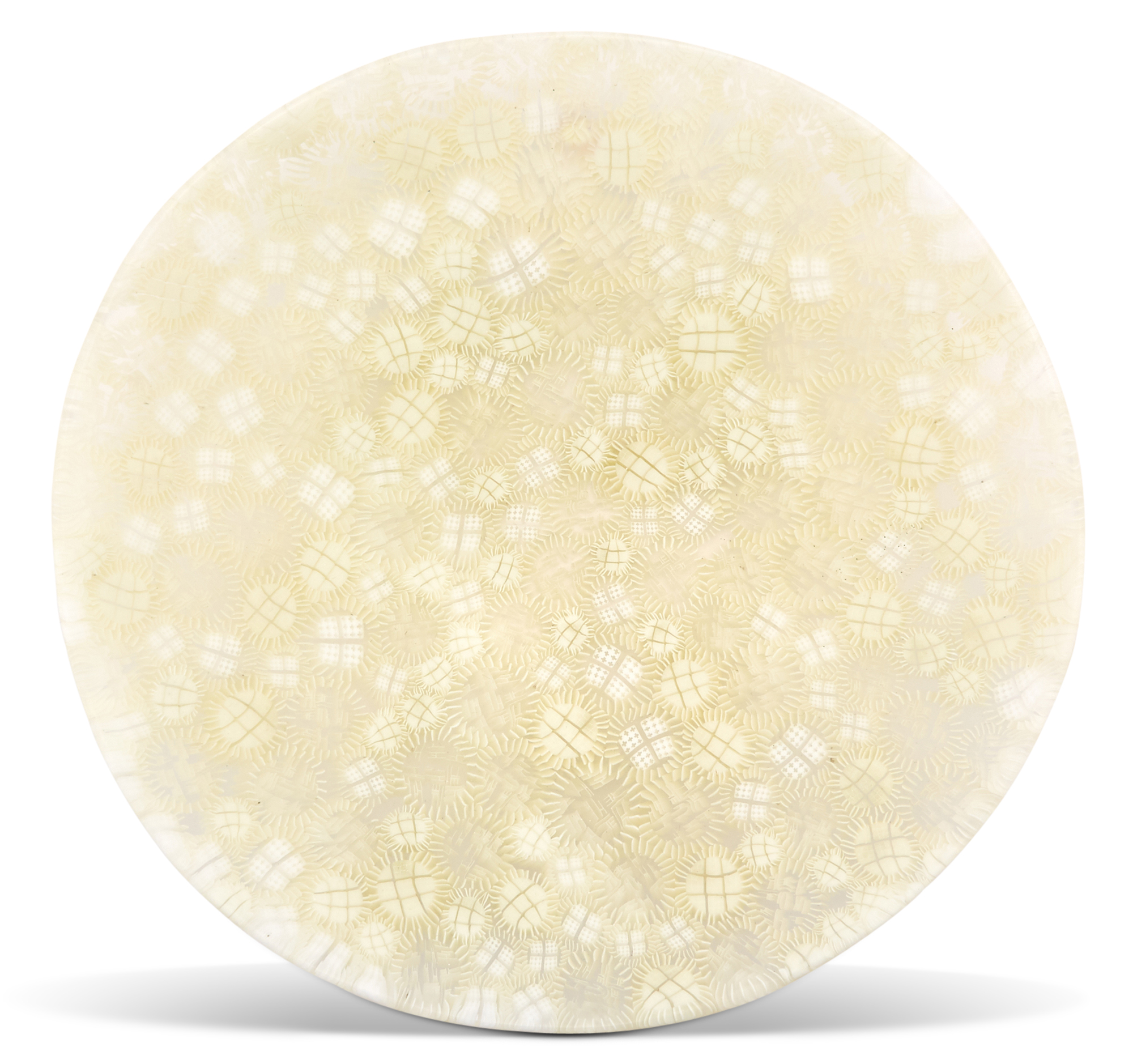 Lot image - Giles Bettison Cold Assembled and Hot Formed Fused Murrini Glass Dish