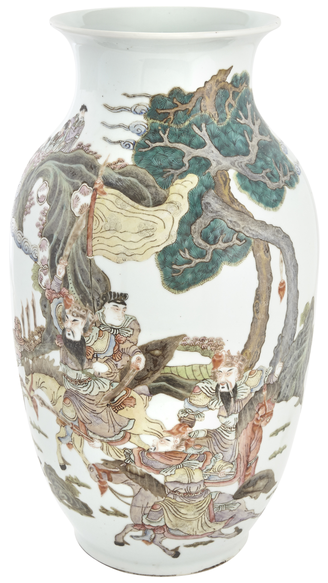 Lot image - A Chinese Enameled Porcelain Vase
