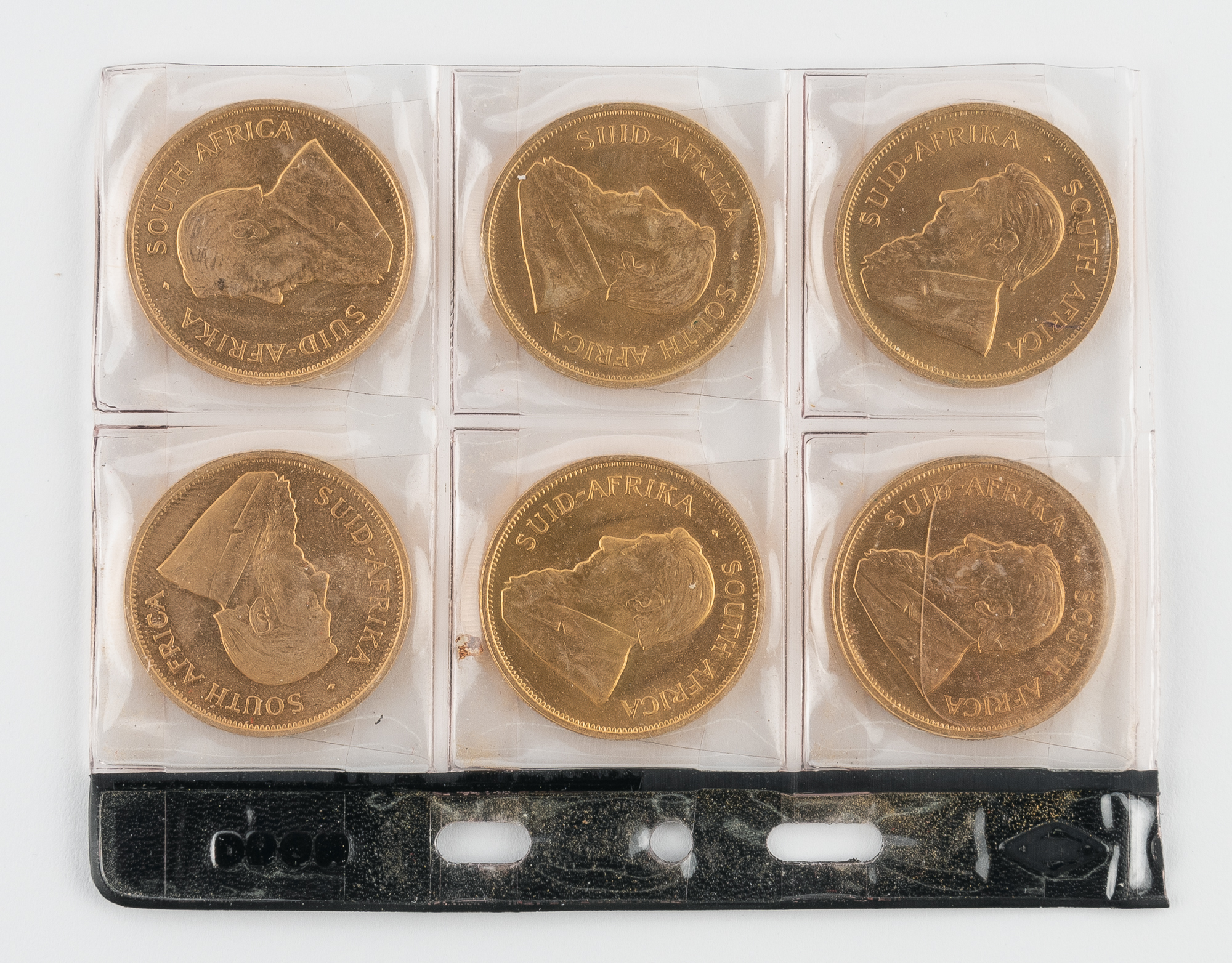 Lot image - So. Africa Six Gold Coins