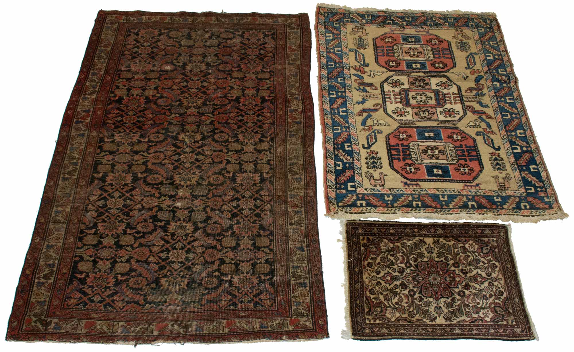 Lot image - Three Assorted Rugs