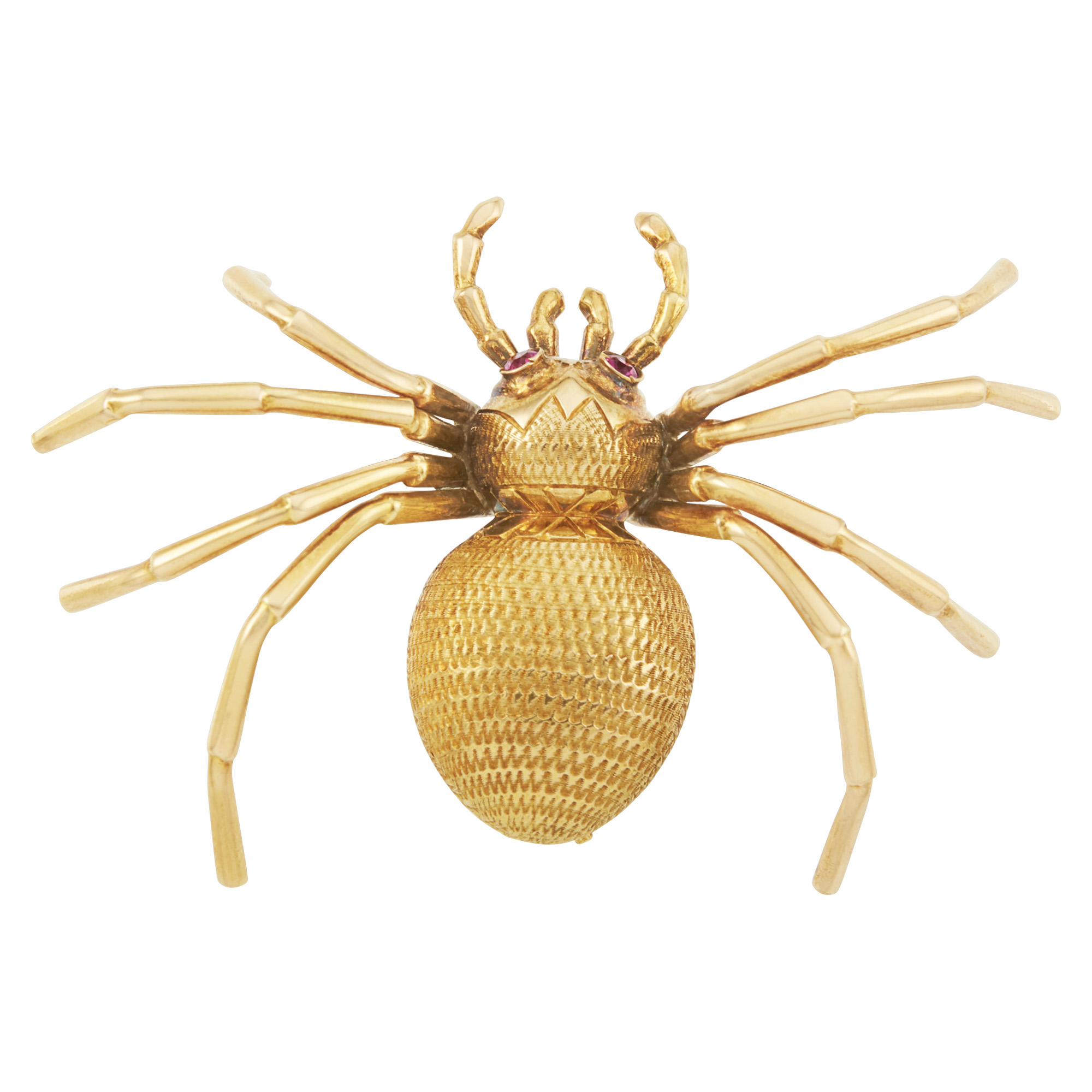 Lot image - Gold Spider Brooch