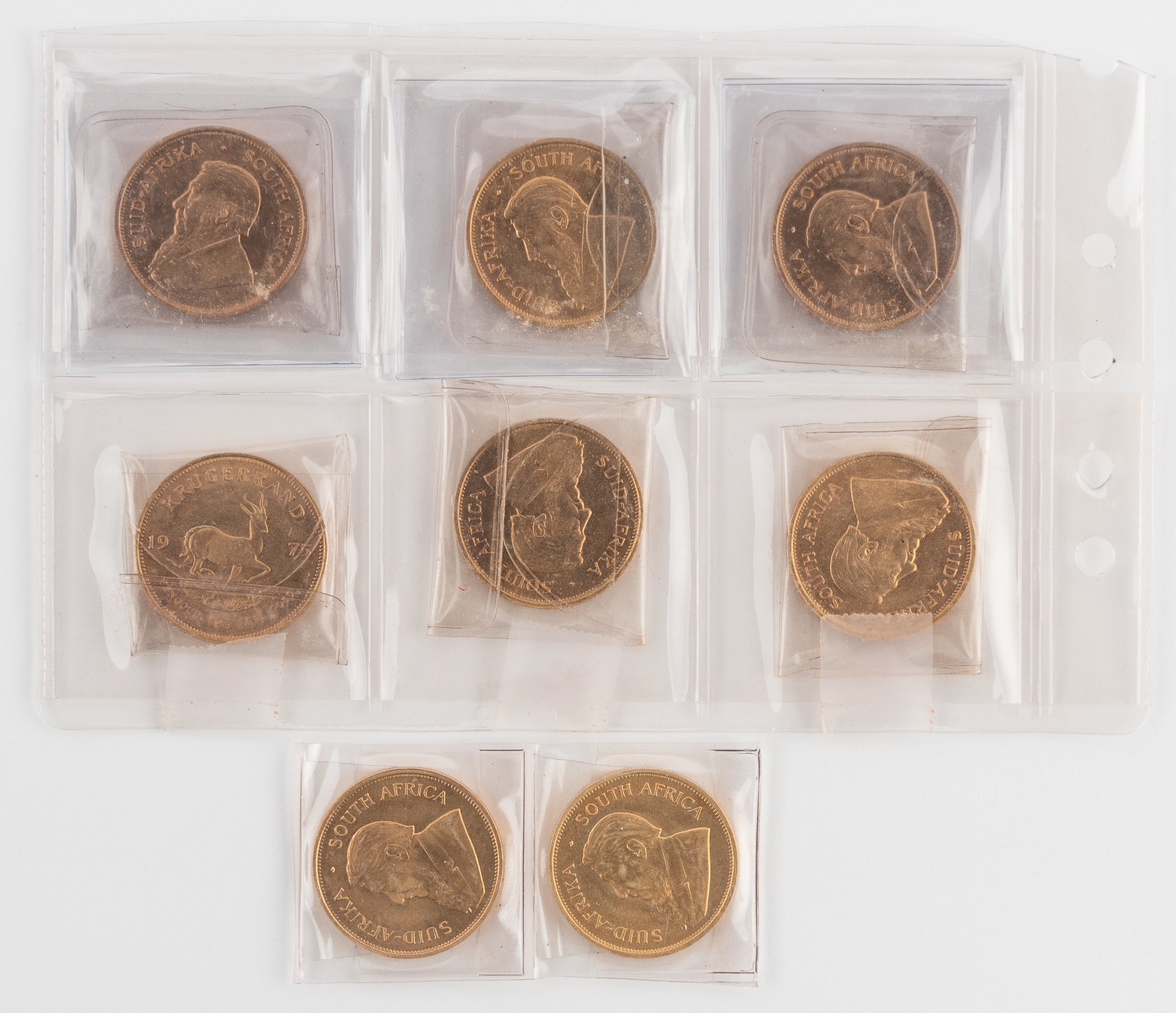 Lot image - So. Africa Eight Gold Coins