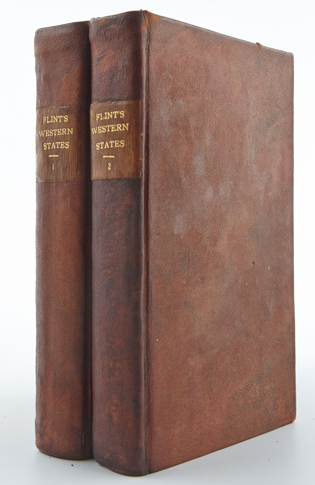 Lot image - FLINT, TIMOTHY  A Condensed Geography and History of the Western States, or the Mississippi Valley.