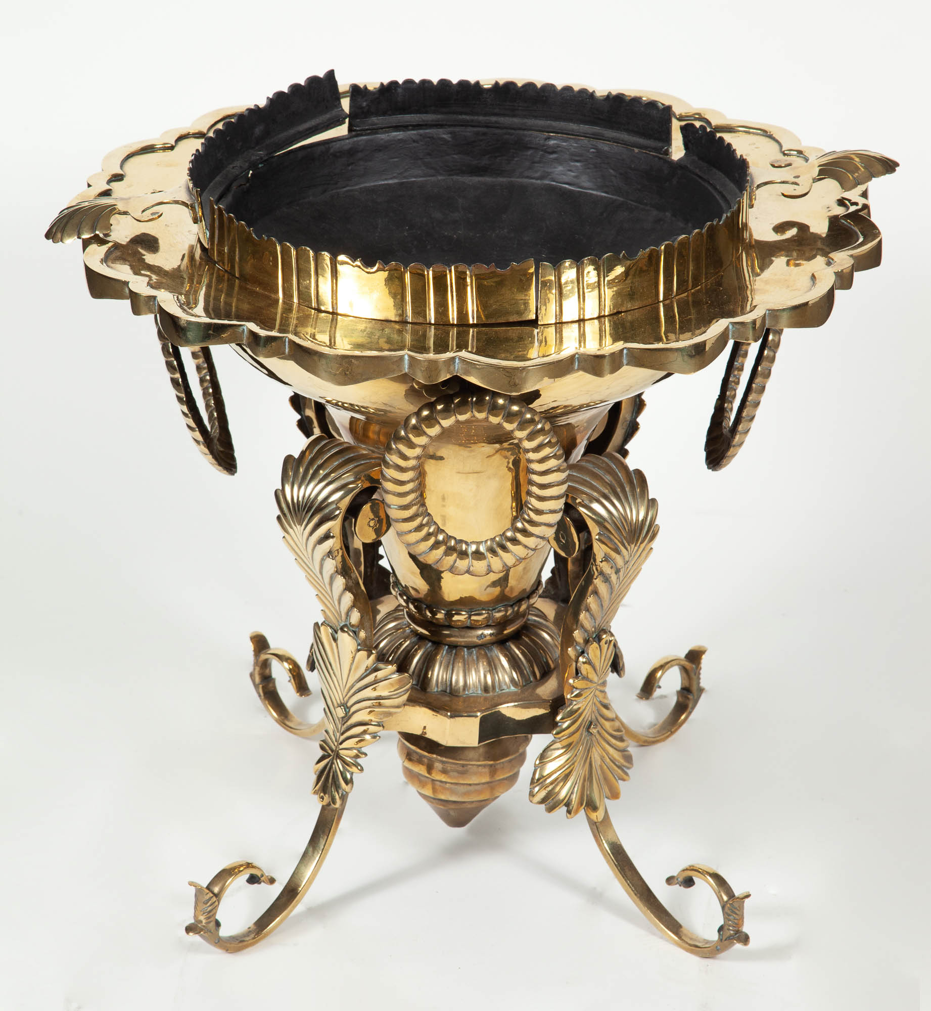 Lot image - Victorian Brass Brazier