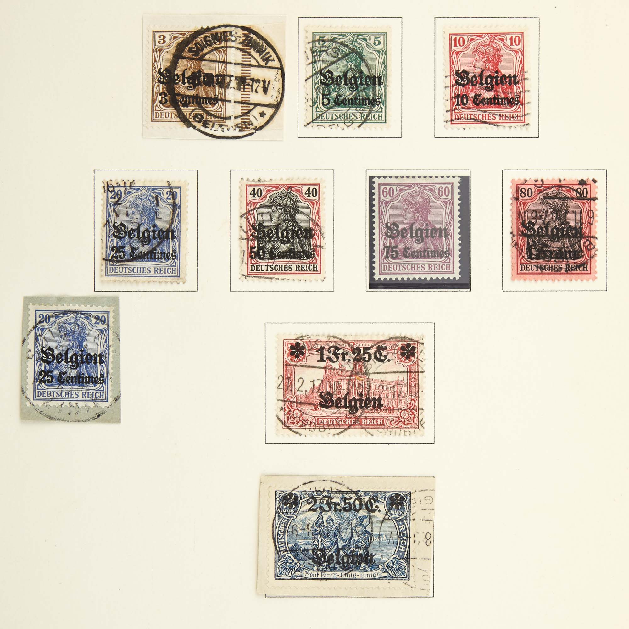 Lot image - German Occupation Issues