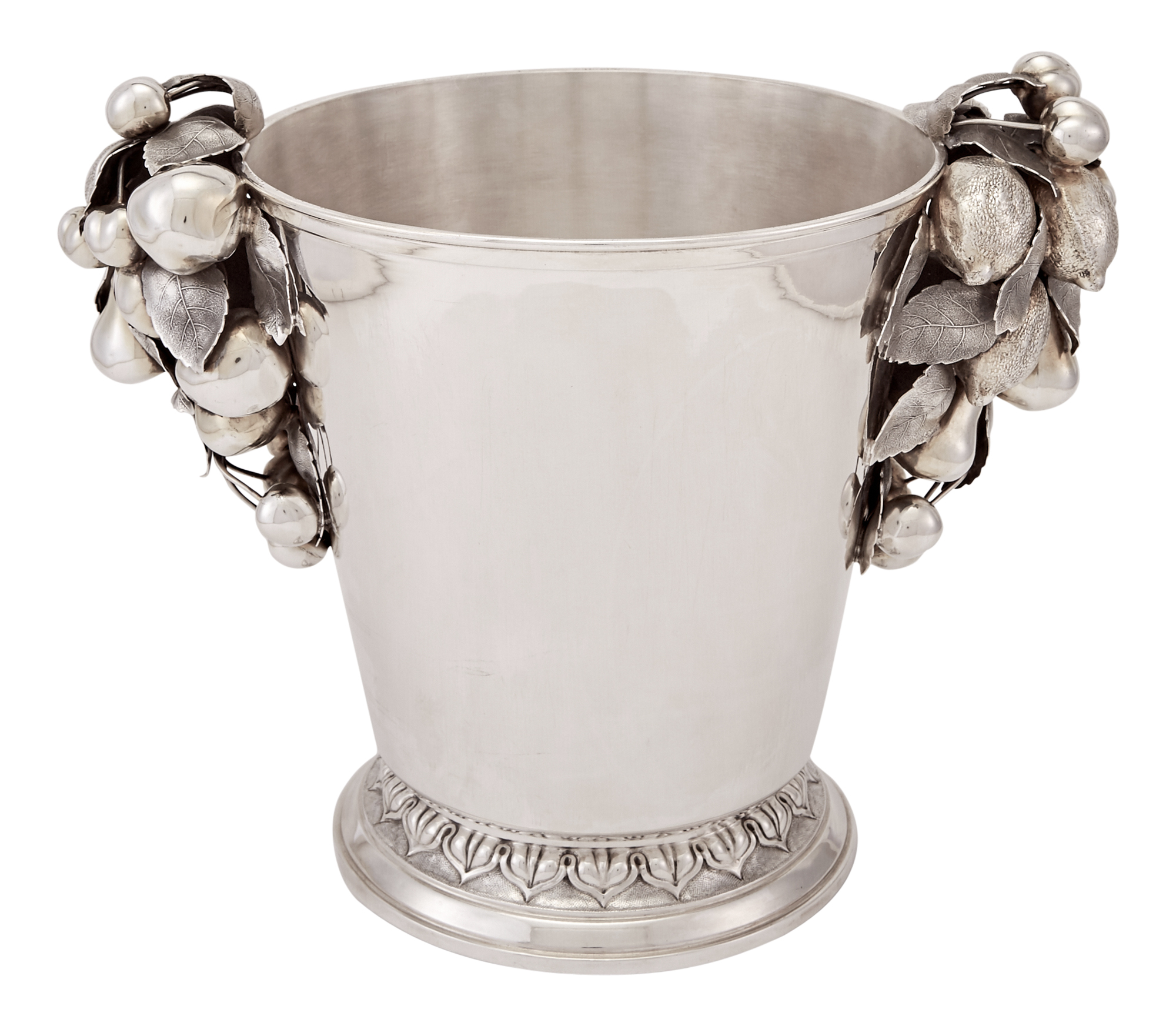 Lot image - Italian Sterling Silver Wine Cooler