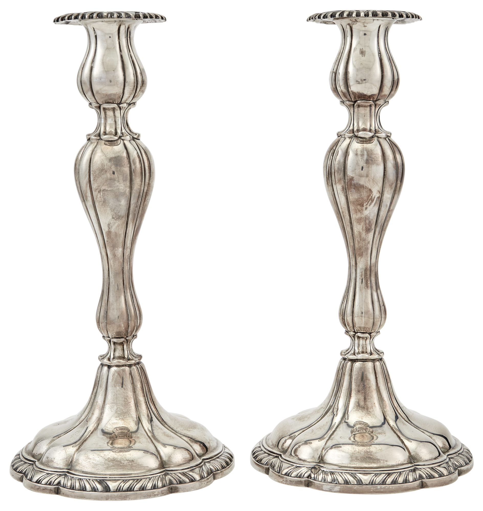 Lot image - Pair of Gorham Sterling Silver Candlesticks