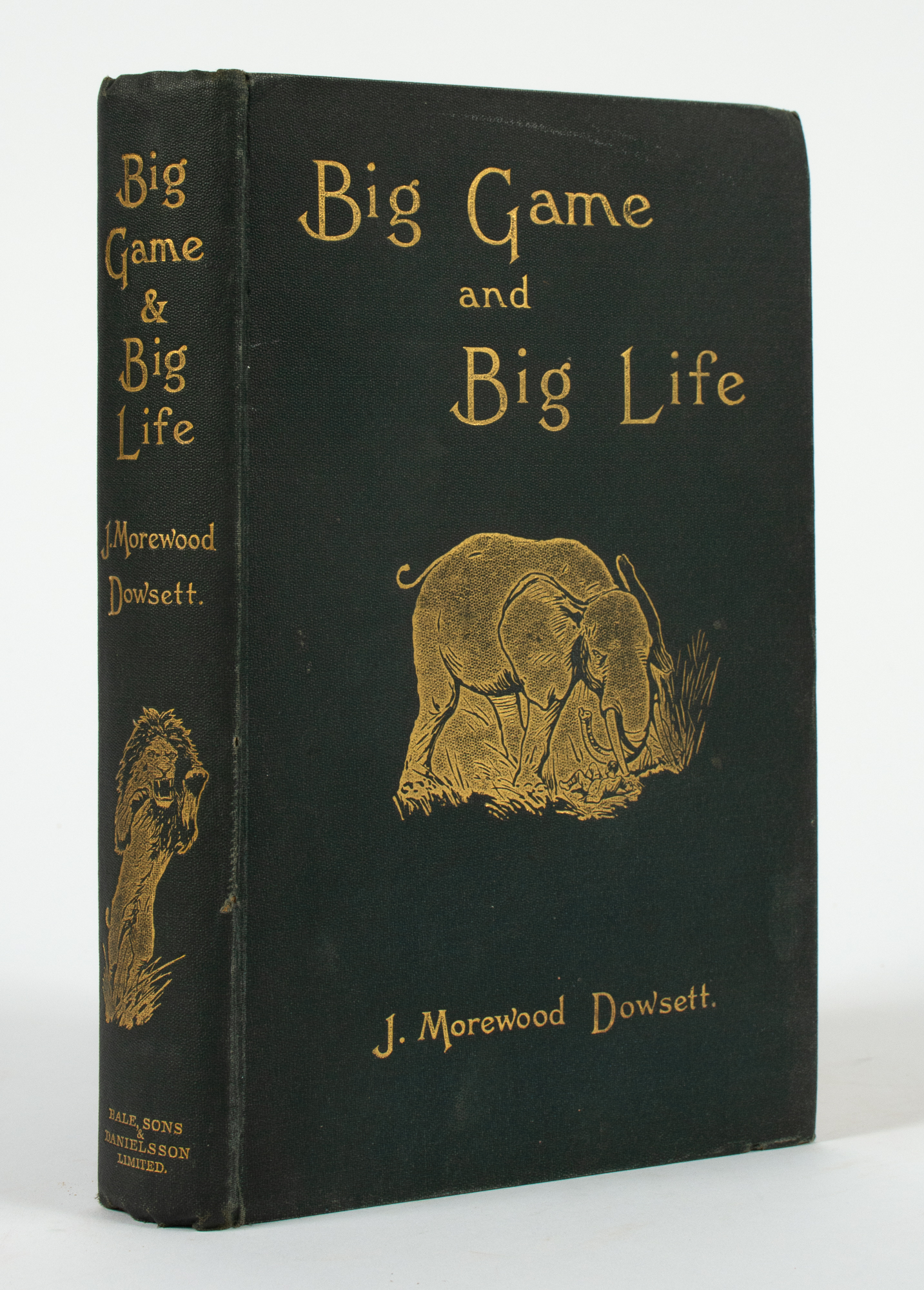 Lot image - [BIG GAME]  DOWSETT, J. MOREWOOD Big Game and Big Life.