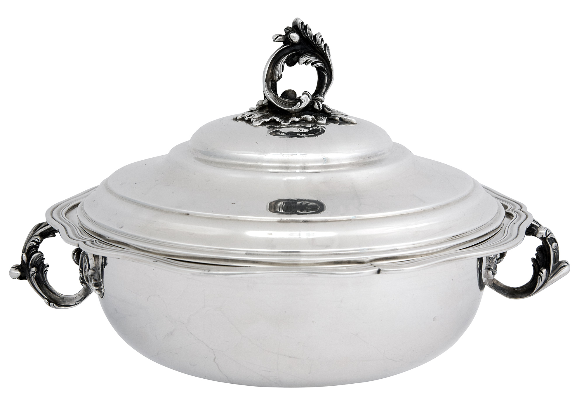 Lot image - French Silver Covered Entree Dish