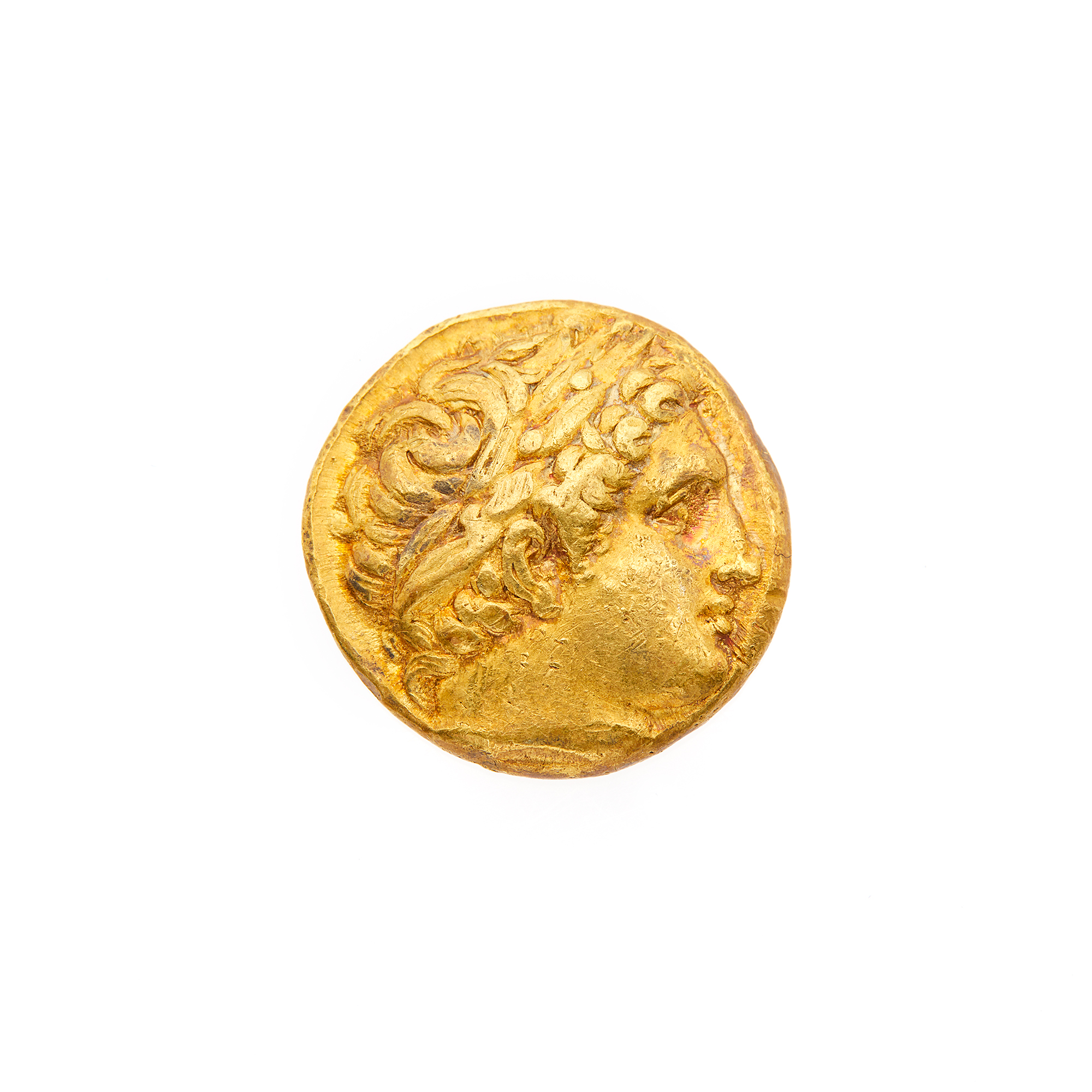 Lot image - Macedon. Macedonian Kingdom - Philip III Arridaios, 323-317 BC (In the Name and Types of Philip II, 359-336 BC). AV Stater (8.6g), Abydos mint, ca. 320 BC, struck under Lennatos or Antigonos I Monophthalamos.