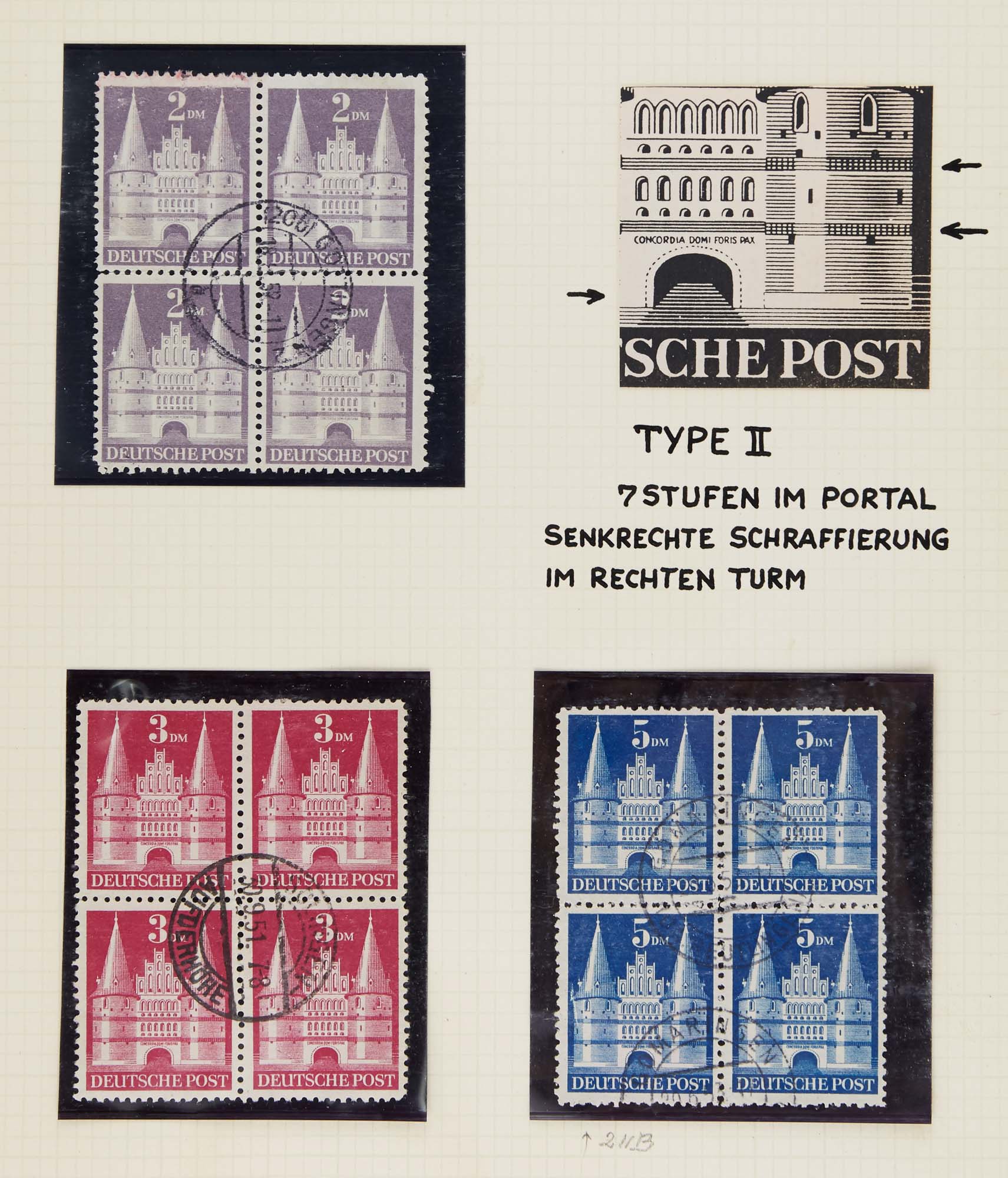 Lot image - Germany Building Series of 1948 Collection