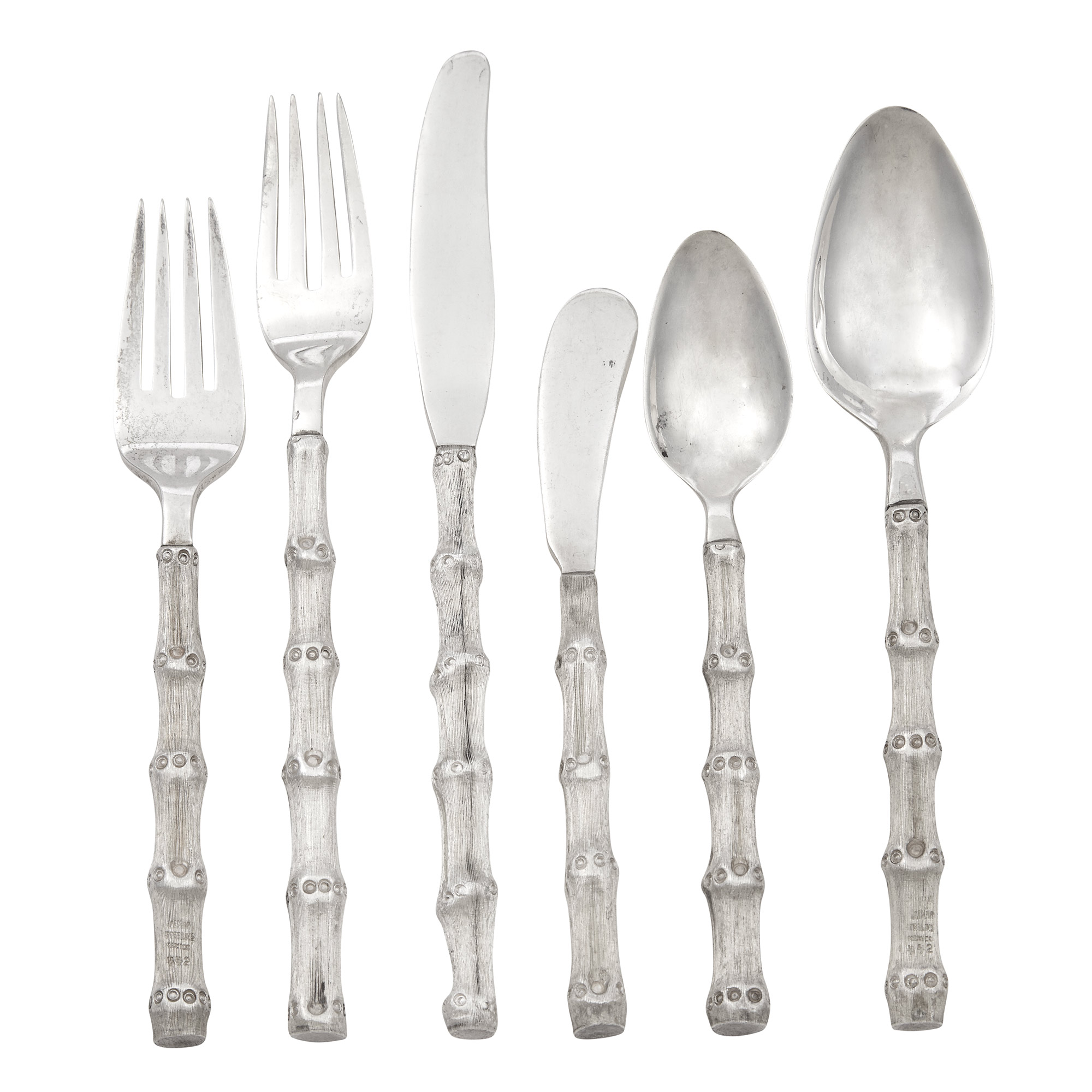 Lot image - Janna Thomas Sterling Silver Bamboo