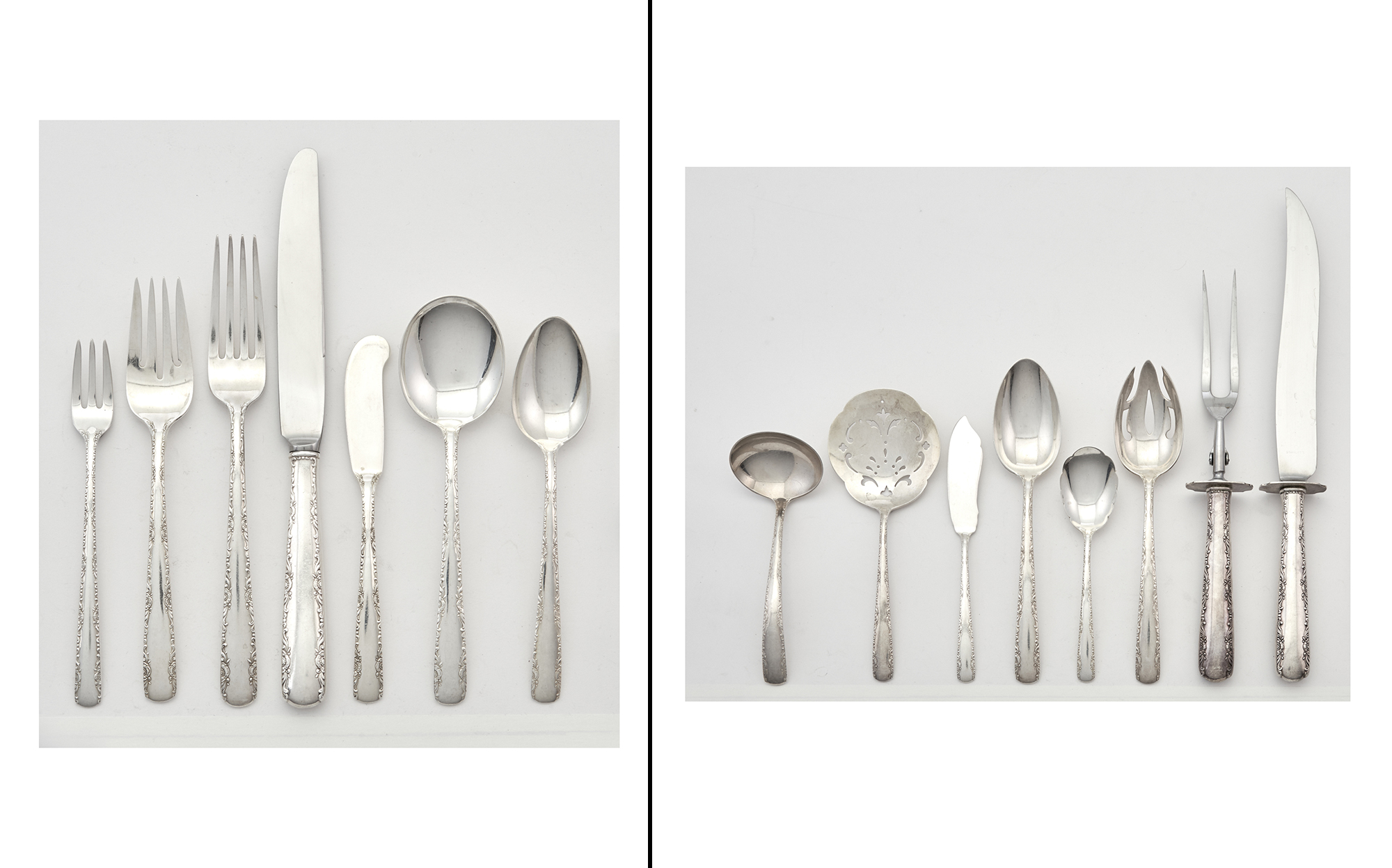 Lot image - Gorham Sterling Silver Camellia