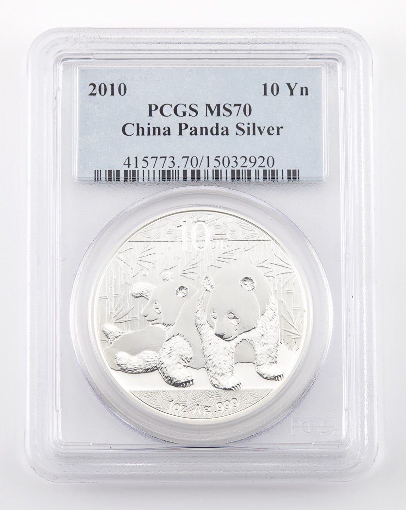 Lot image - China 10 Yuan Silver Panda 2010