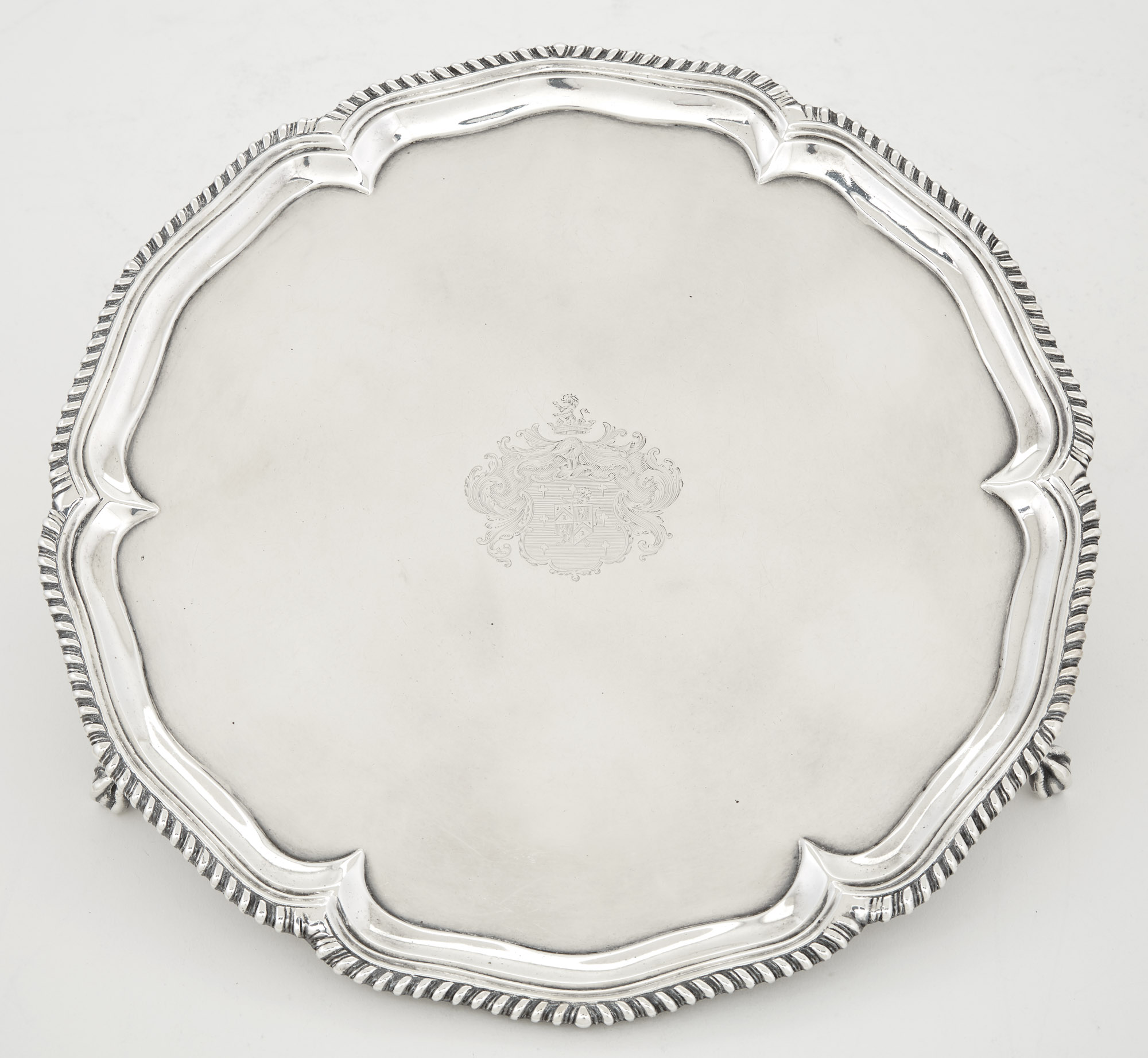 Lot image - George III Sterling Silver Salver