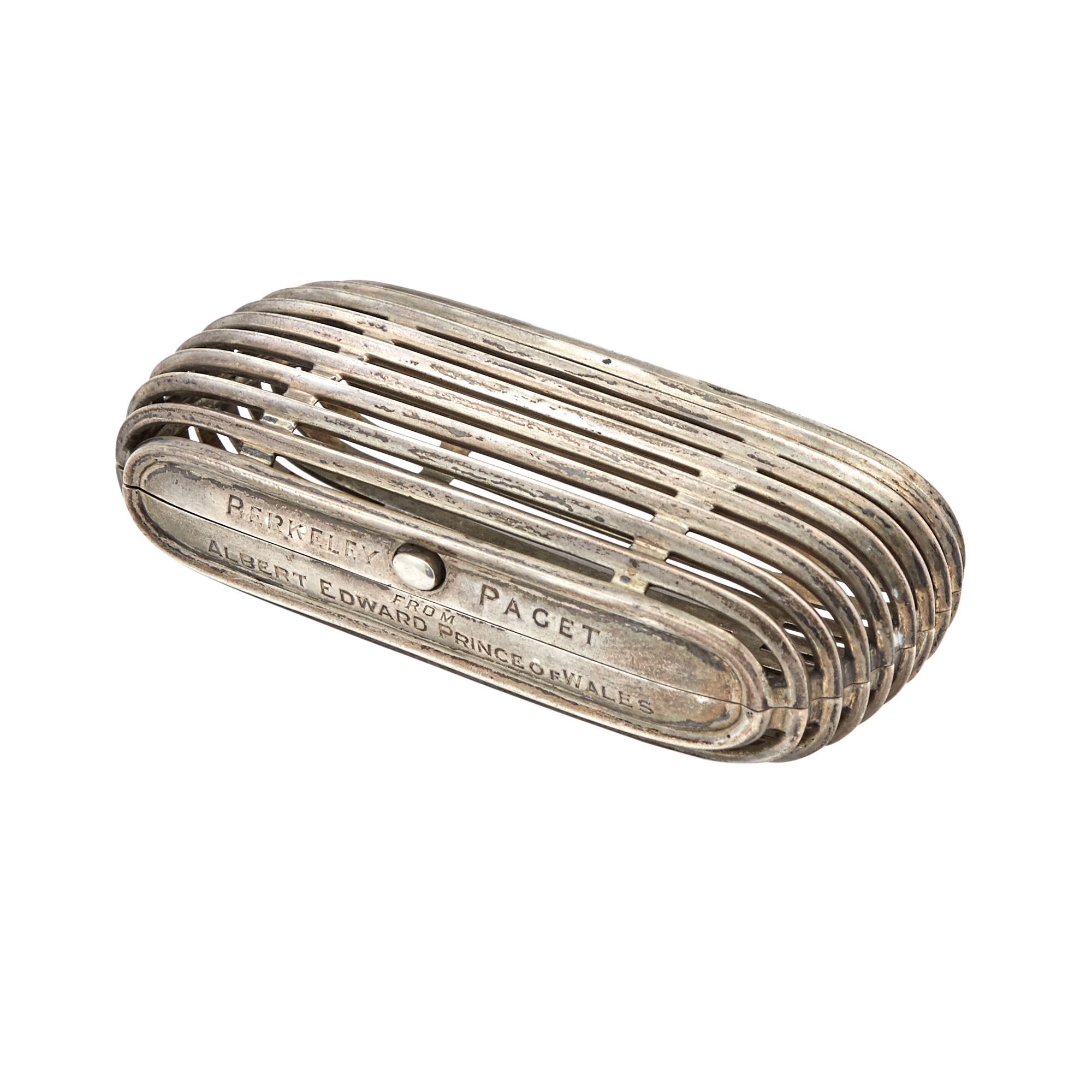 Lot image - Russian Royal Presentation Silver Cigarette Case