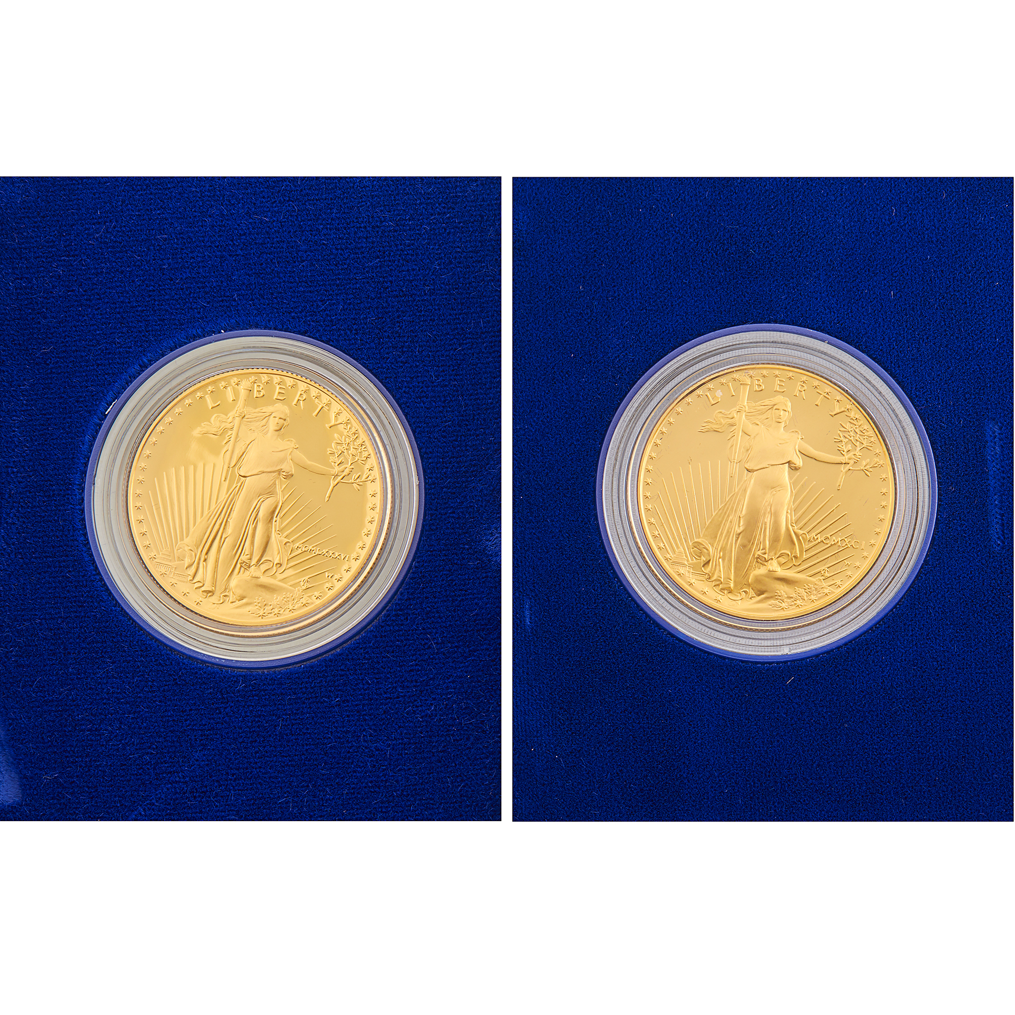 Lot image - United States One Ounce Gold Eagle Proofs
