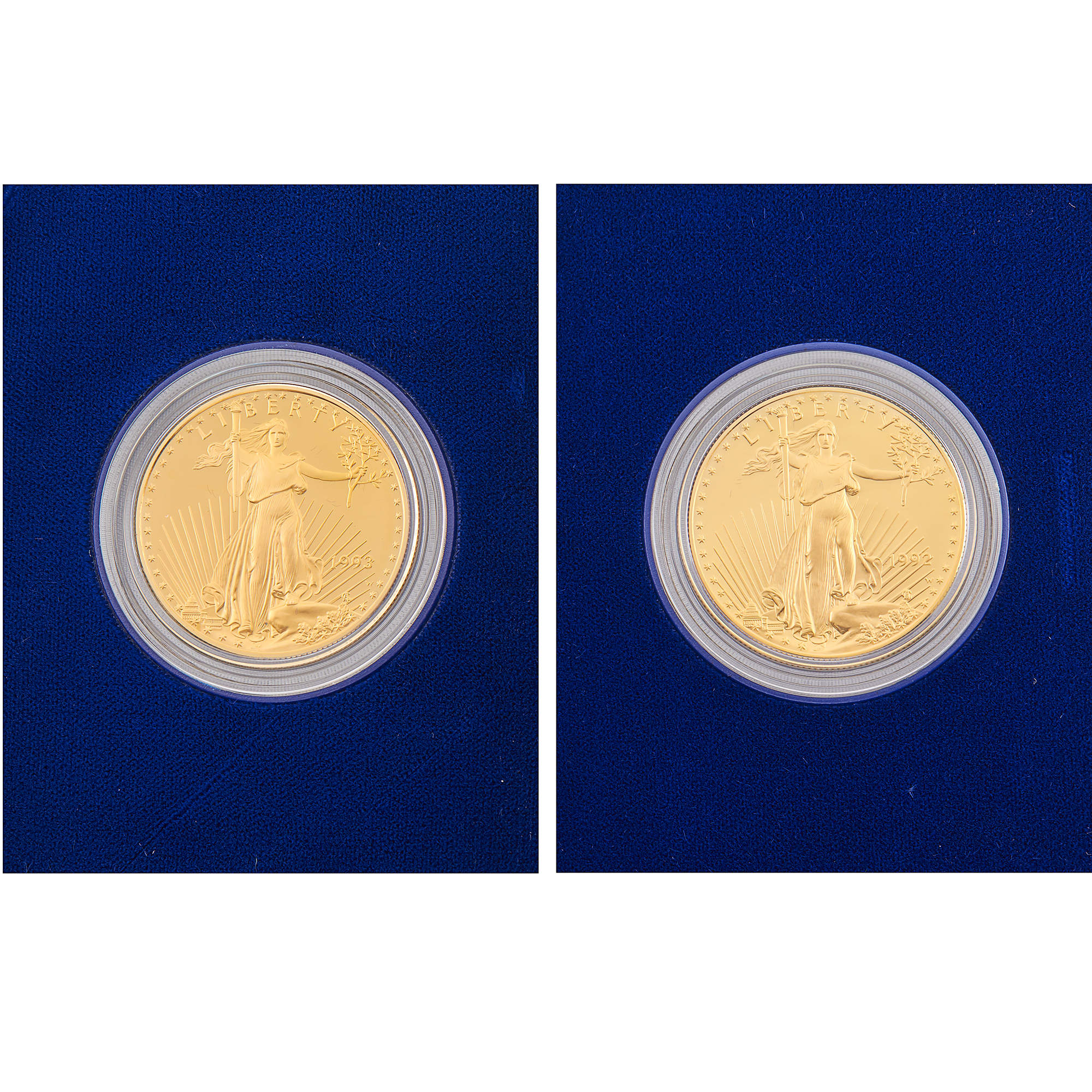 Lot image - United States One Ounce Gold Eagle Proofs