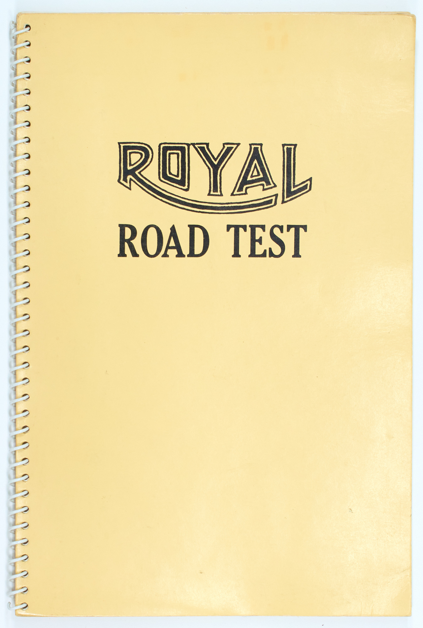 Lot image - [PHOTOBOOK]  RUSCHA, ED and WILLIAMS, MASON and BLACKWELL, PATRICK. Royal Road Test.