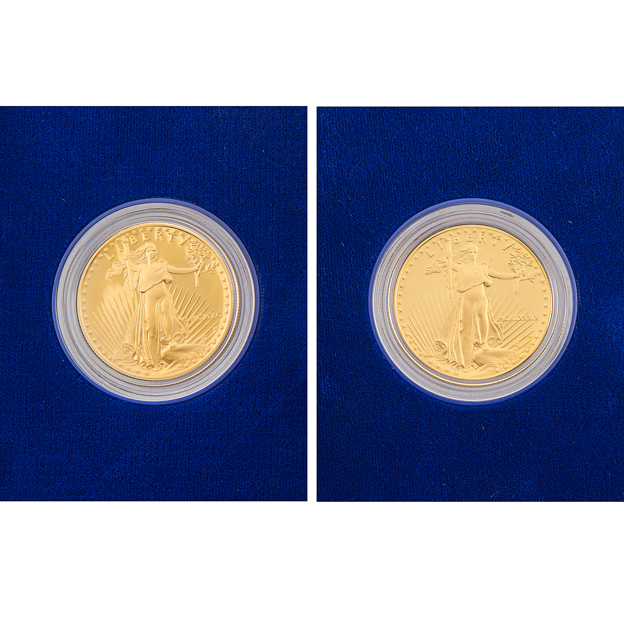 Lot image - United States One Ounce Gold Eagle Proofs