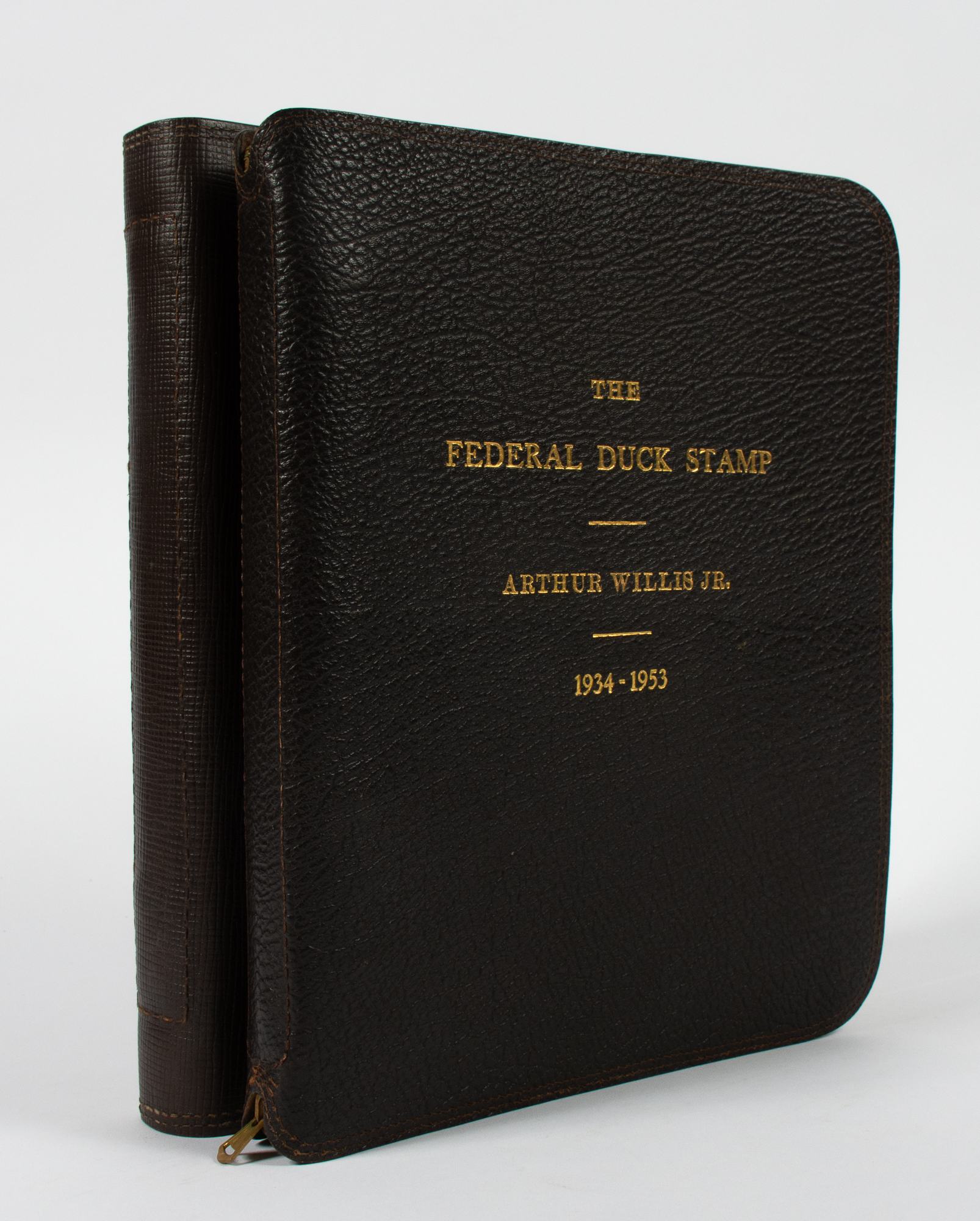 Lot image - [FEDERAL DUCK STAMPS]  WILLIS, ARTHUR , Jr. The Federal Duck Stamp. 1934-1953/1954-[1970s].