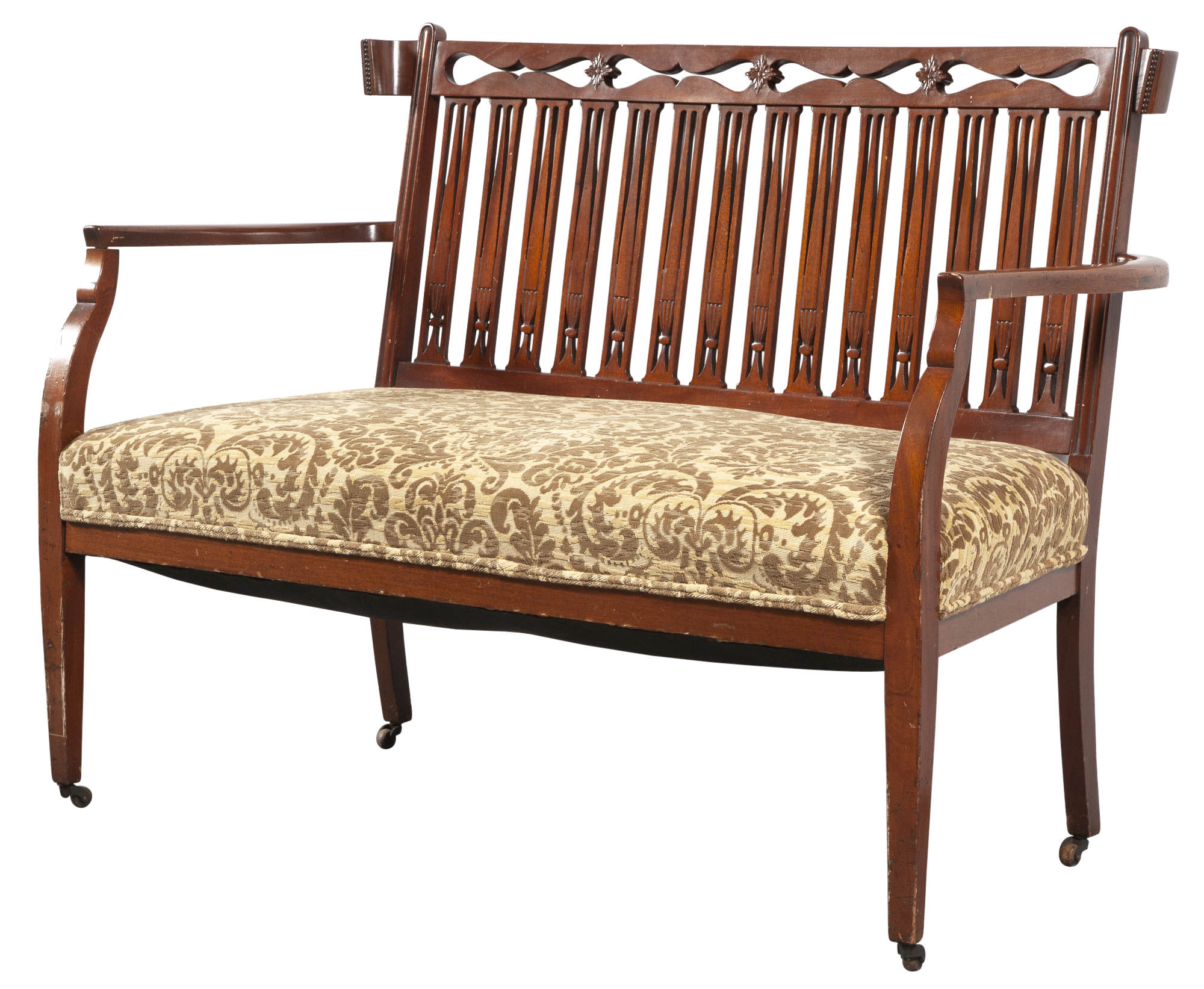 Lot image - Mahogany Settee