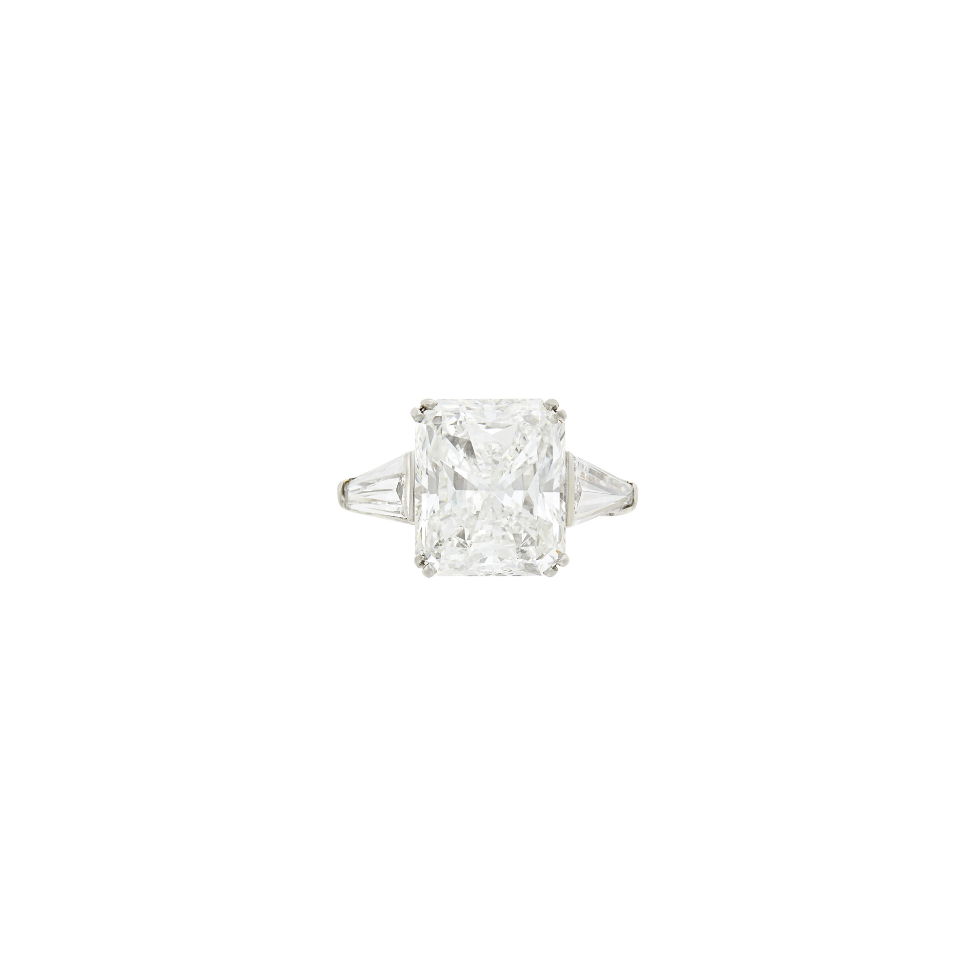 Lot image - Platinum and Diamond Ring