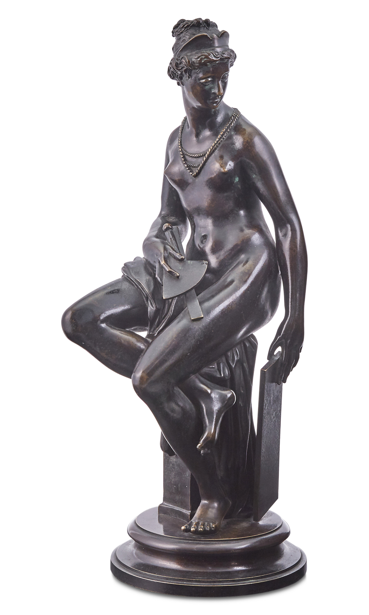 Lot image - After Giambologna, Bronze Figure Emblematic of Architecture