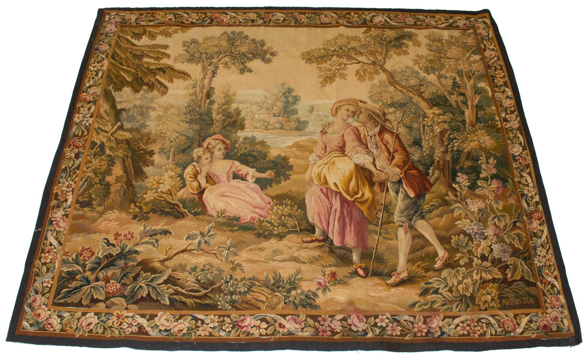 Lot image - Aubusson Tapestry