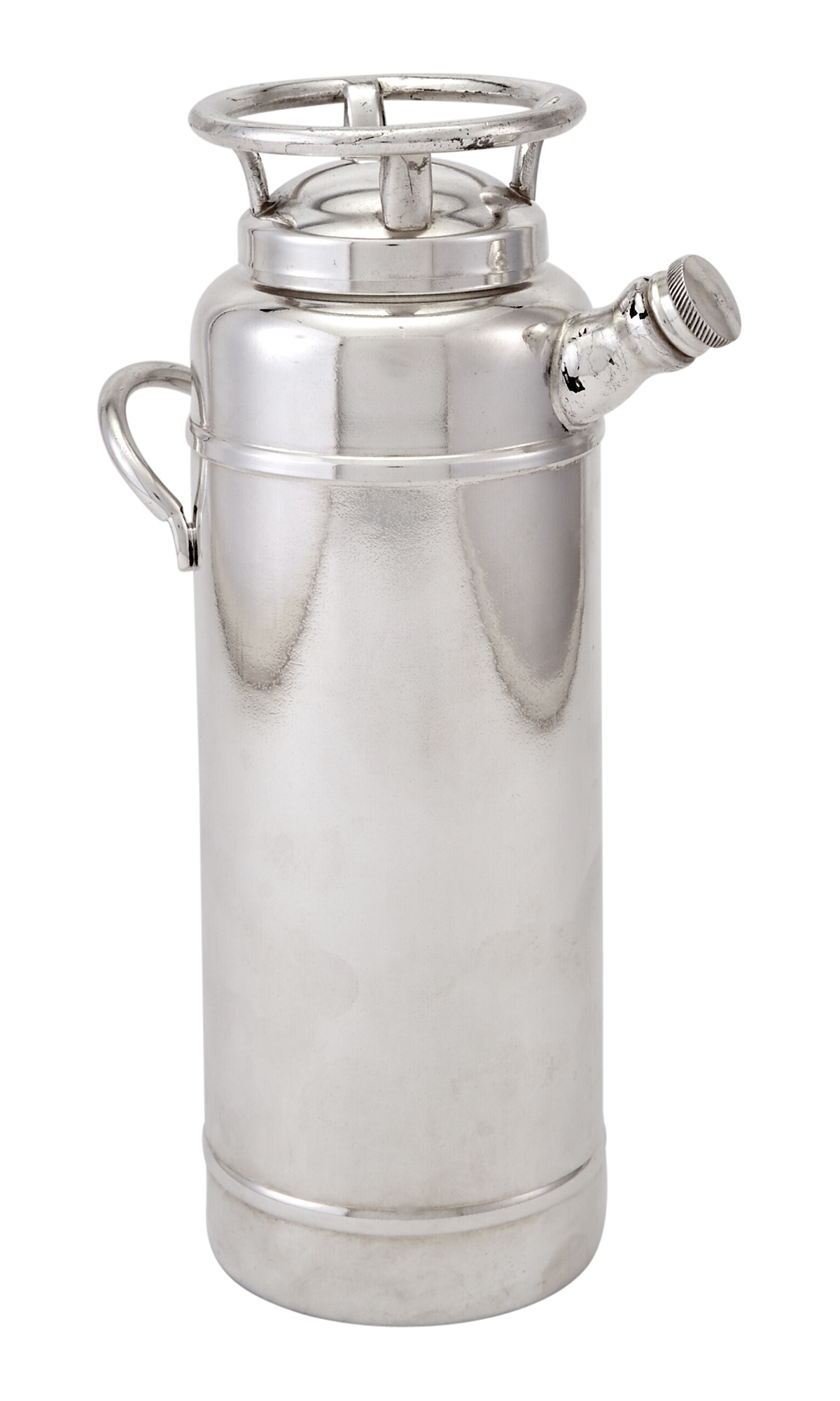Lot image - Novelty Silver-Plated Thirst Extinguisher