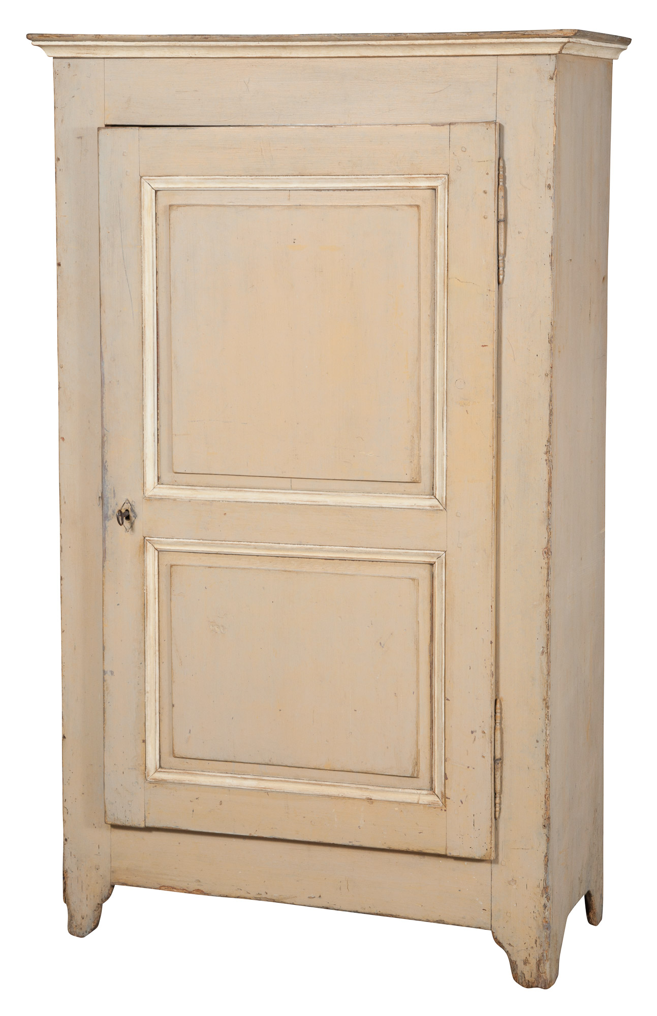 Lot image - Continental Painted Single-Door Cupboard