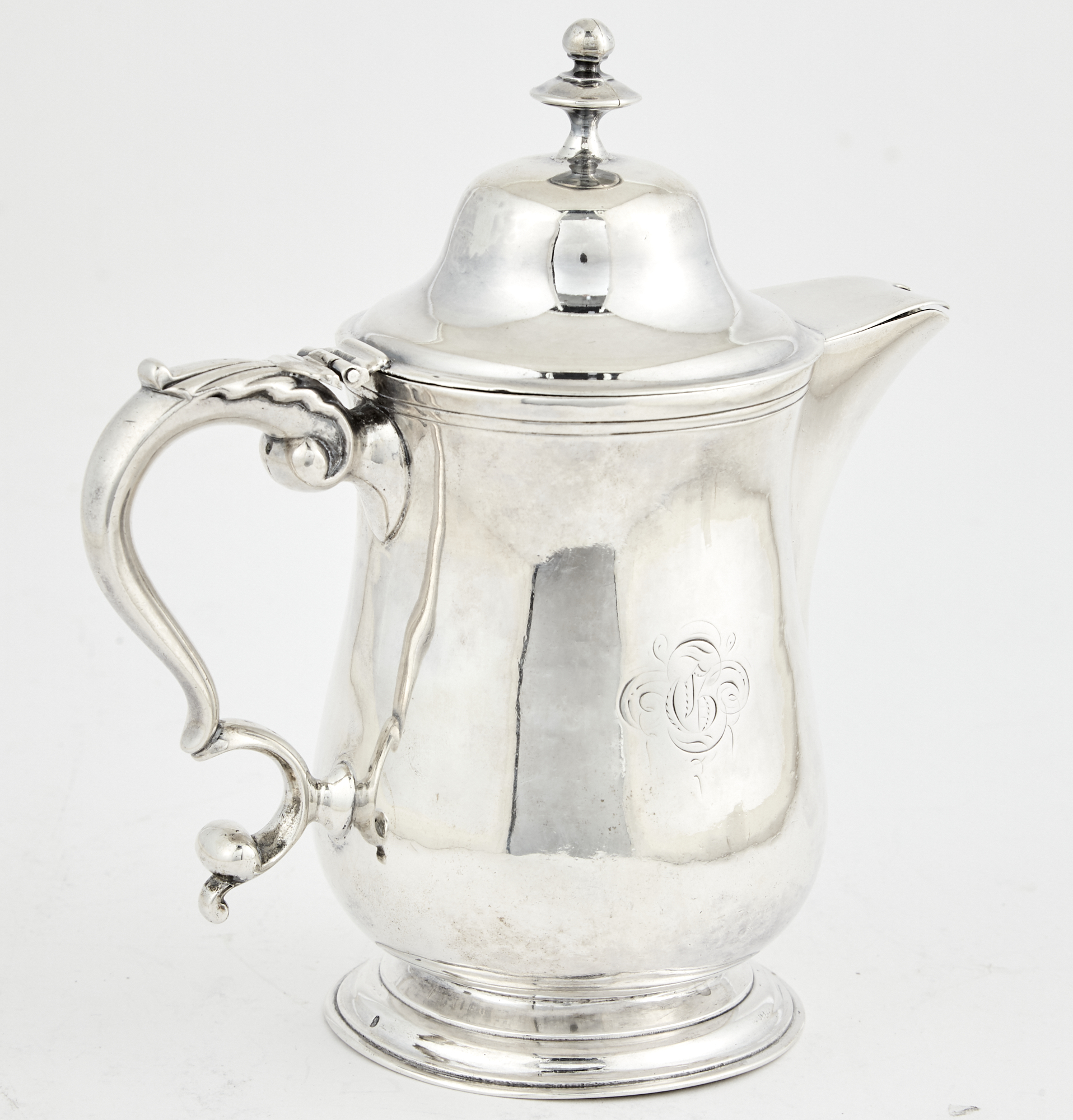 Lot image - Southern Interest: American Silver Covered Jug