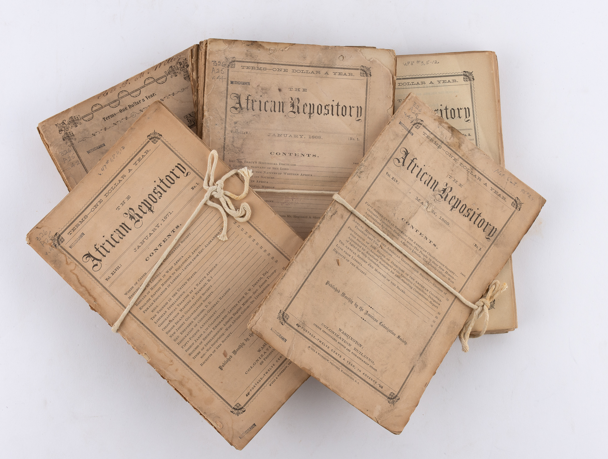 Lot image - [LIBERIA]  A group of works.